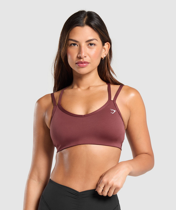 Strap Feature Sports Bra