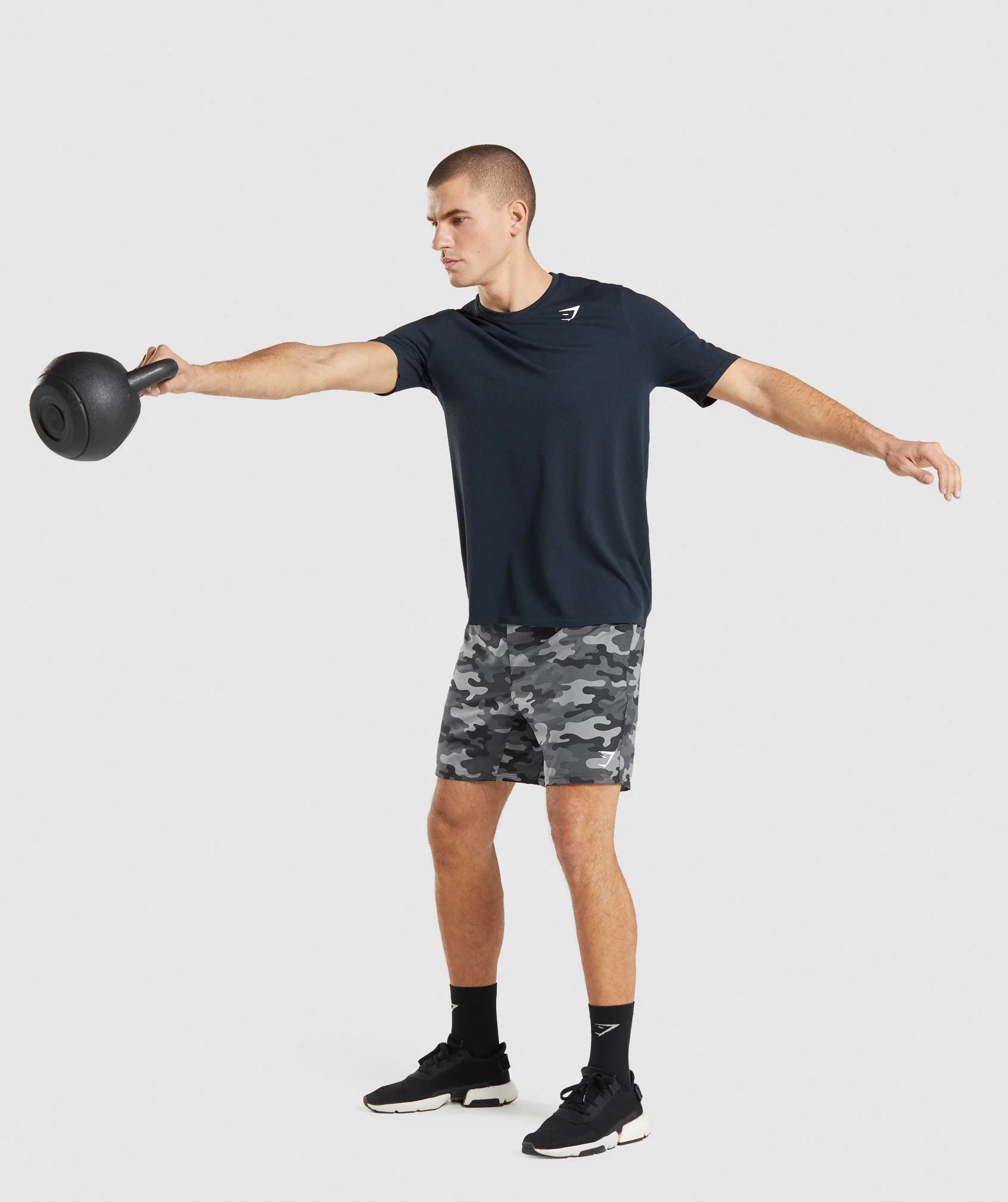 Gymshark Arrival Seamless Short Sleeve T-Shirt - Navy - Image 4