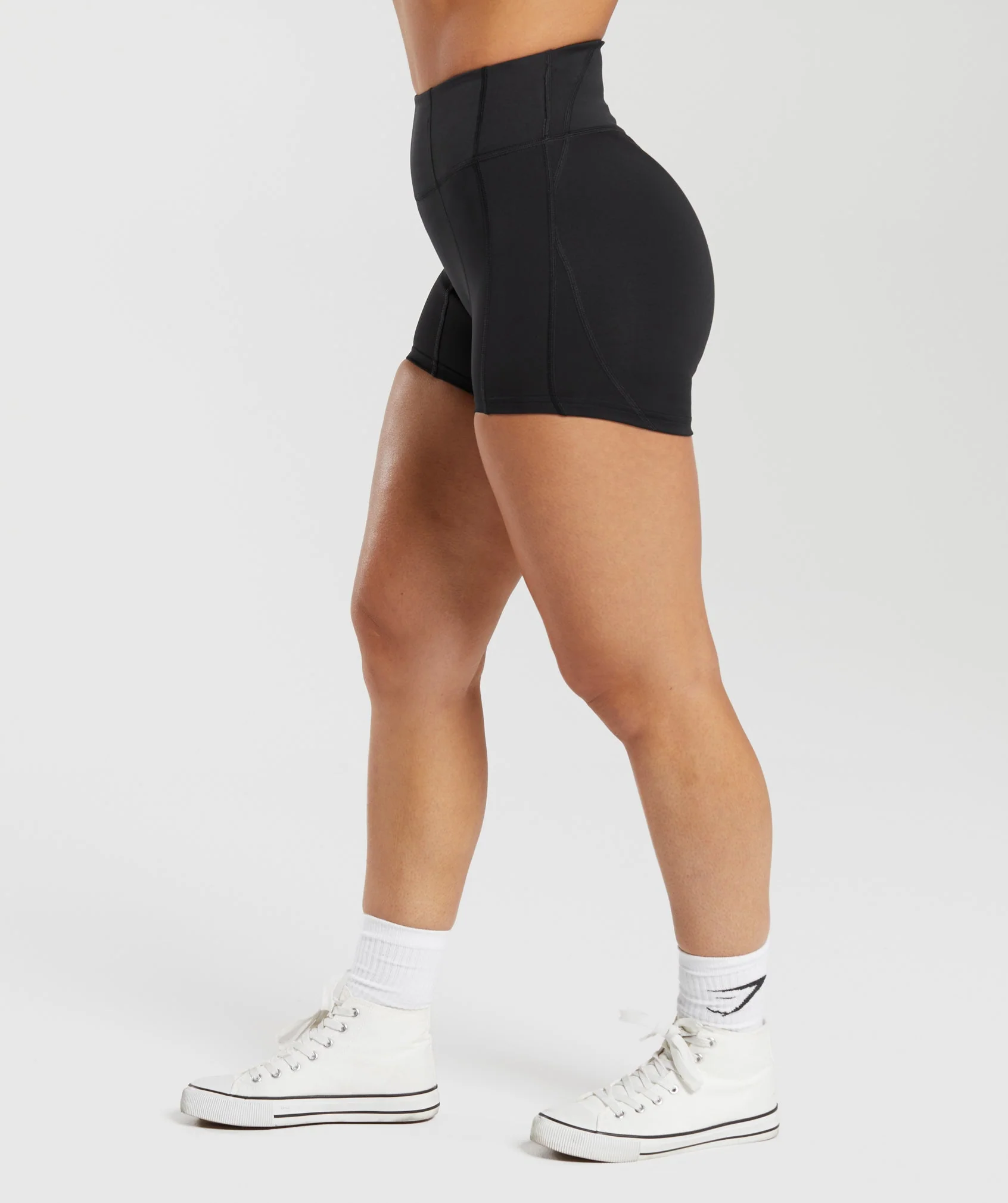 Gymshark GS Power High Rise Shorts - Black - Image 2