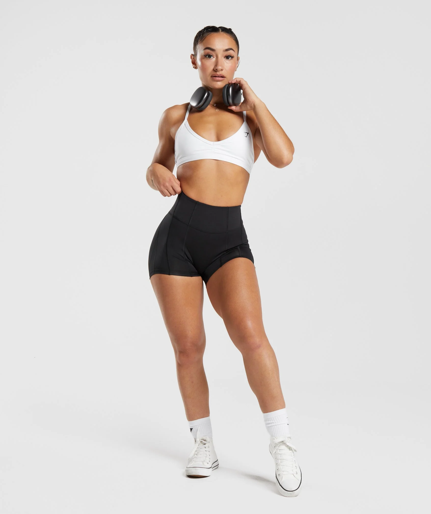 Gymshark GS Power High Rise Shorts - Black - Image 4