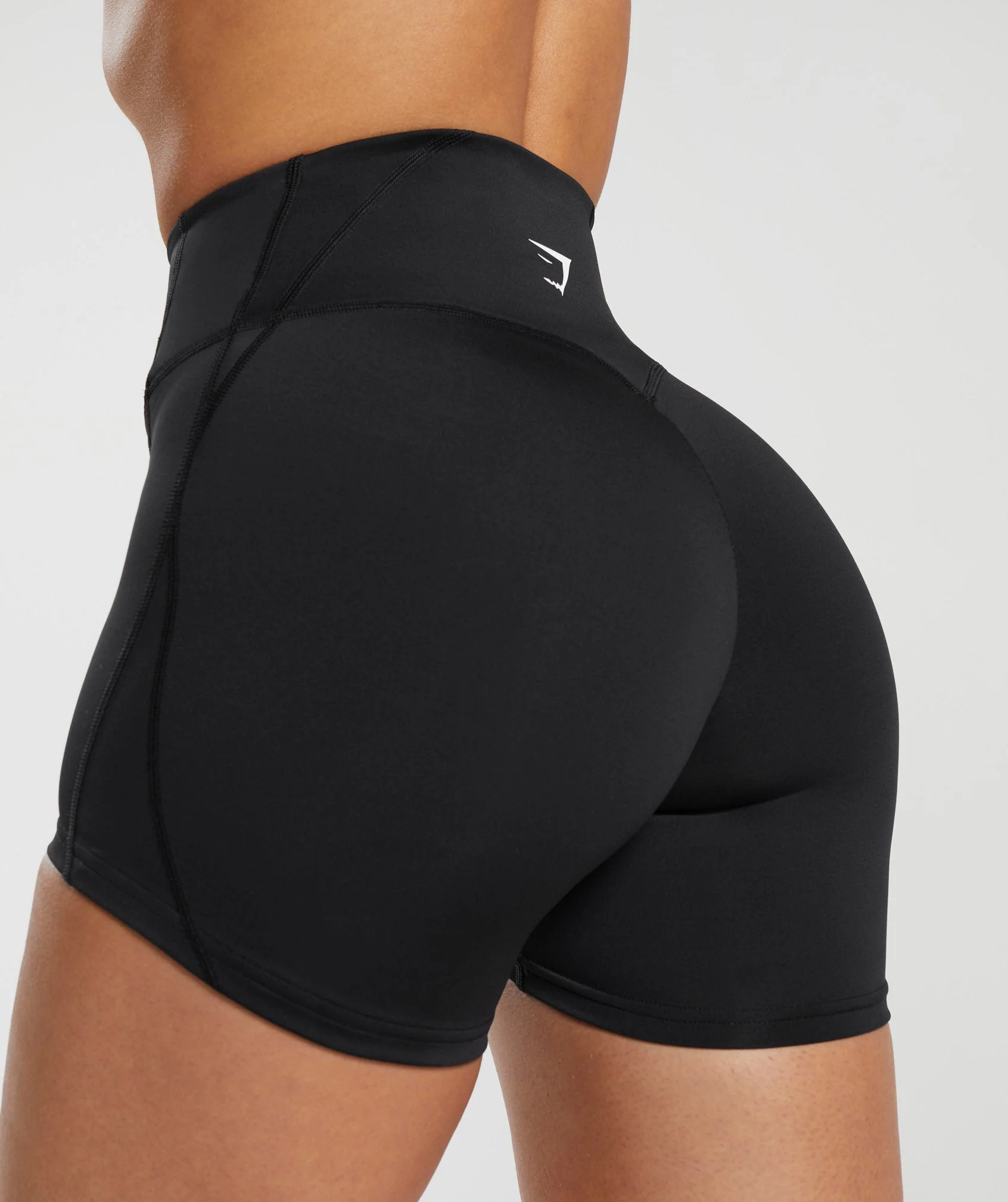 Gymshark GS Power High Rise Shorts - Black - Image 6