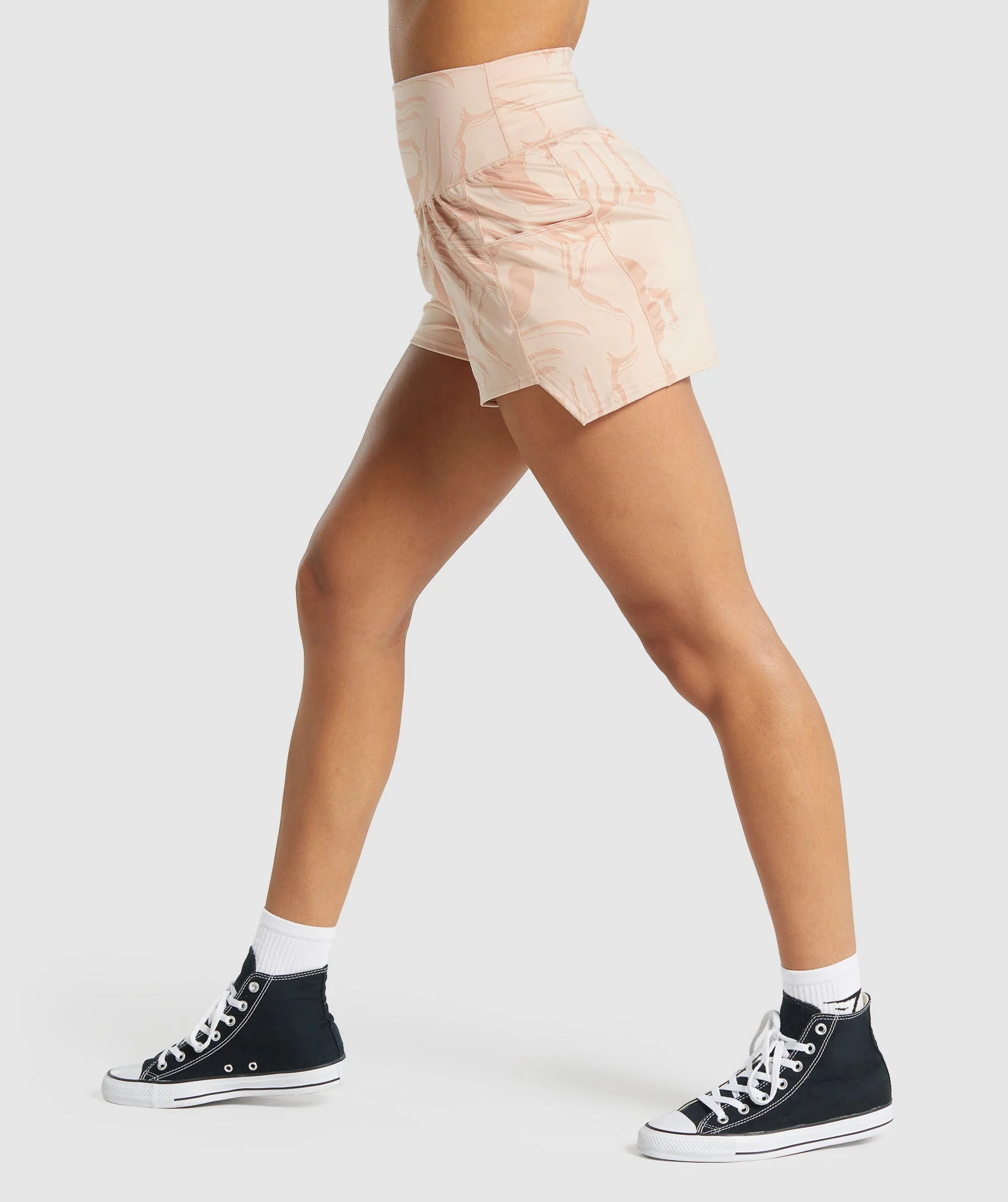 GS Power Jacquard Shorts - Light Pink Print - Image 3
