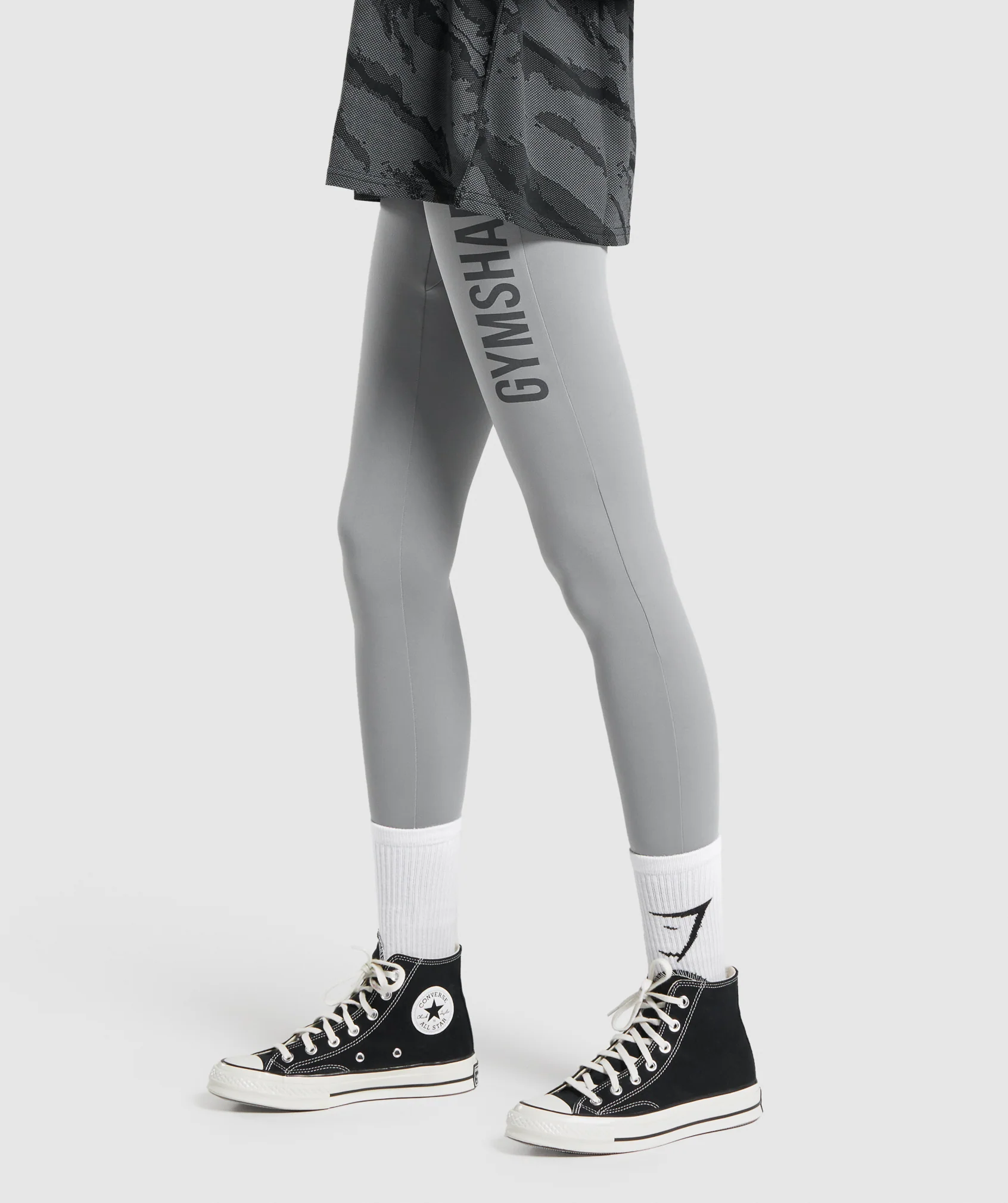 GS Power Leggings - Smokey Grey - Image 3