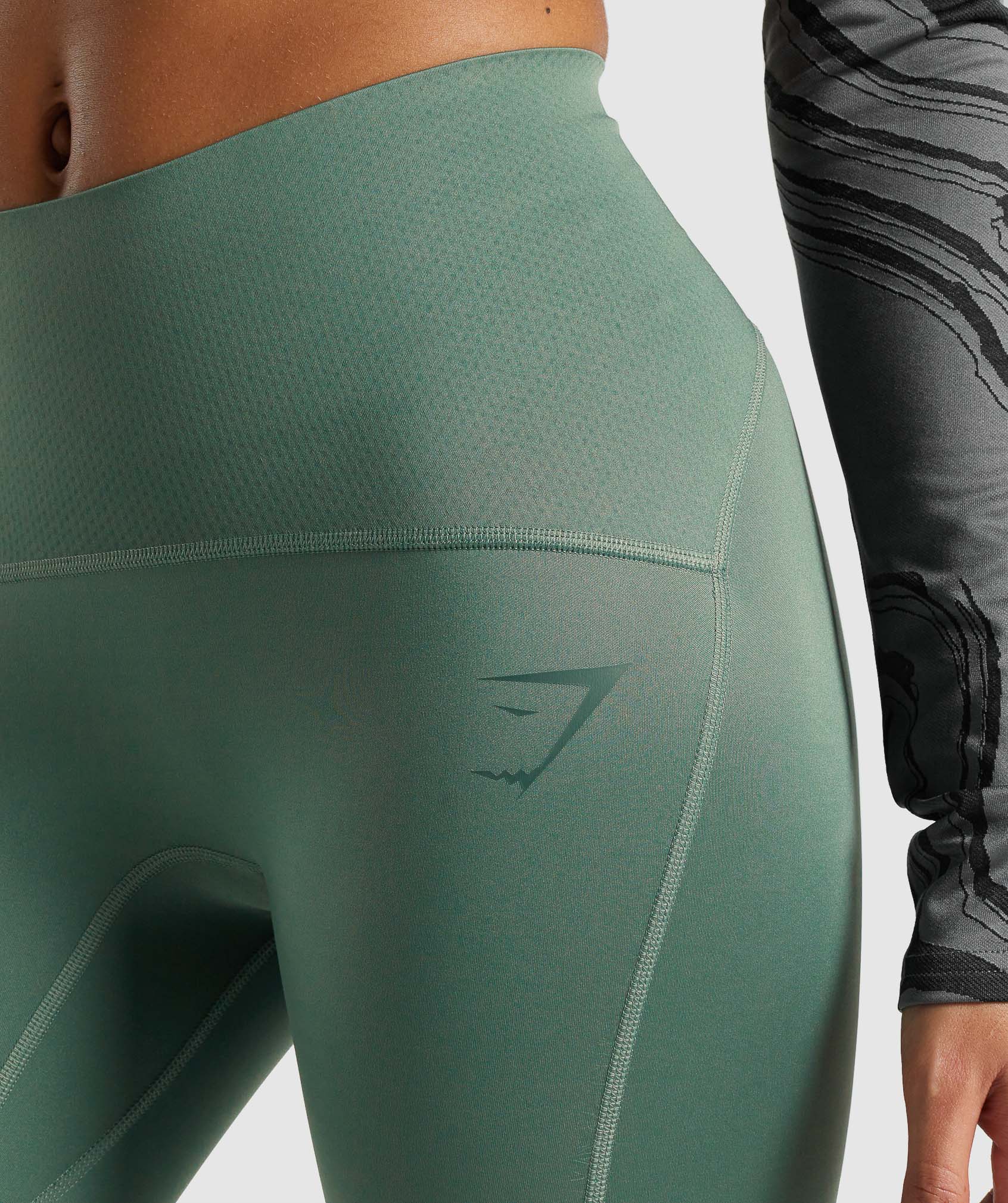 Gymshark GS Power Support Leggings - Green - Image 5