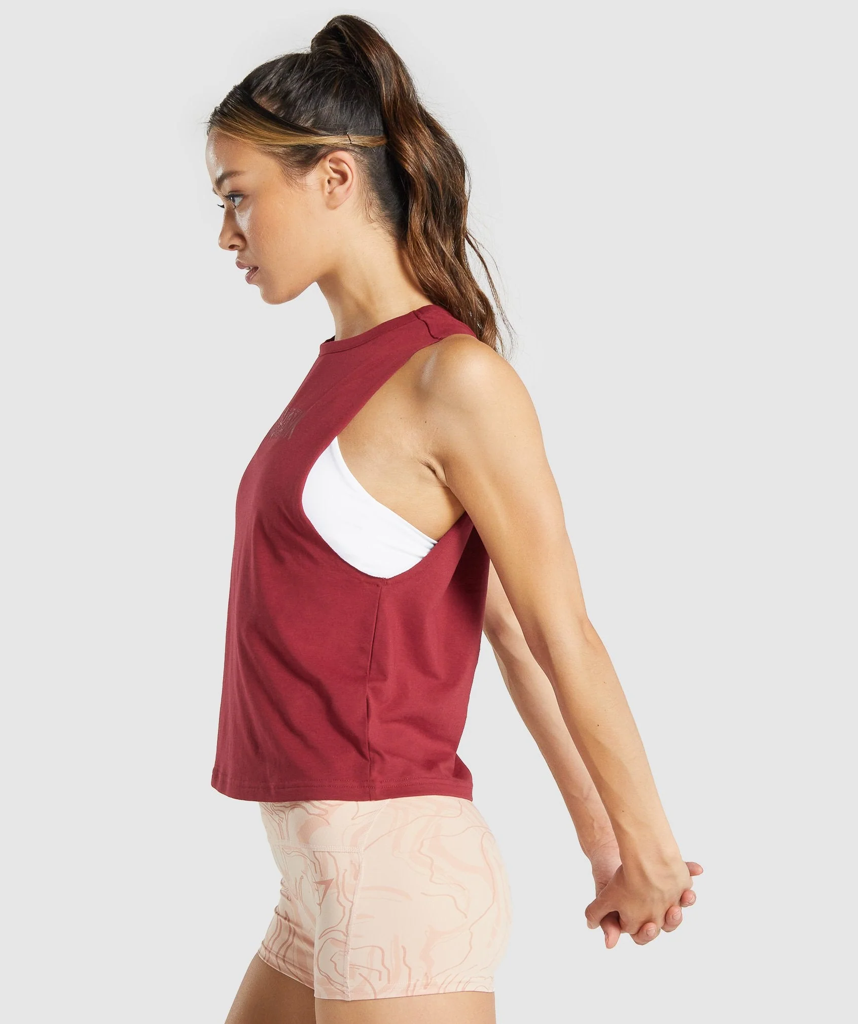 GS Power Tank - Burgundy - Image 3