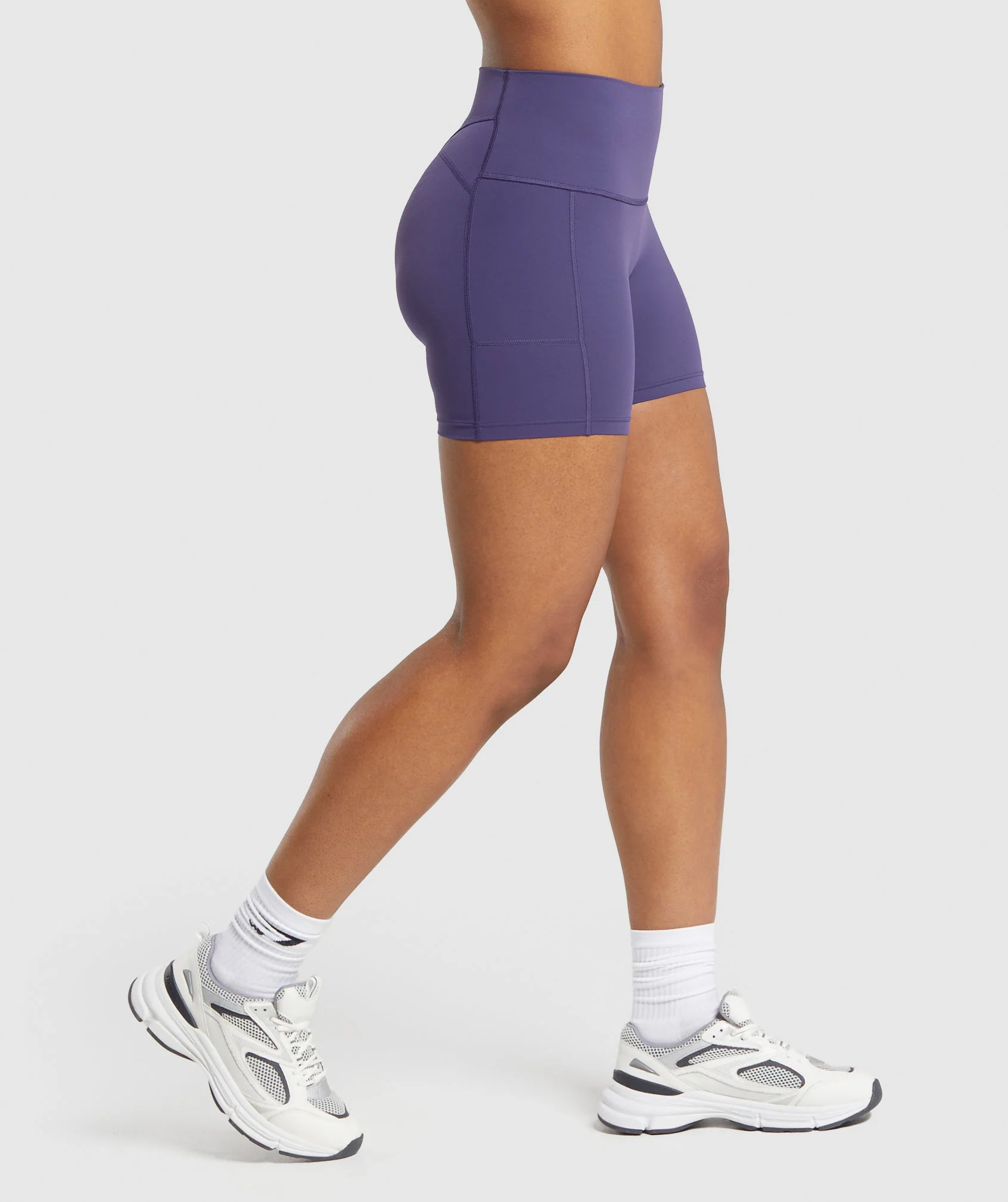 Gymshark x Anna Shorts - Galaxy Purple - Image 3