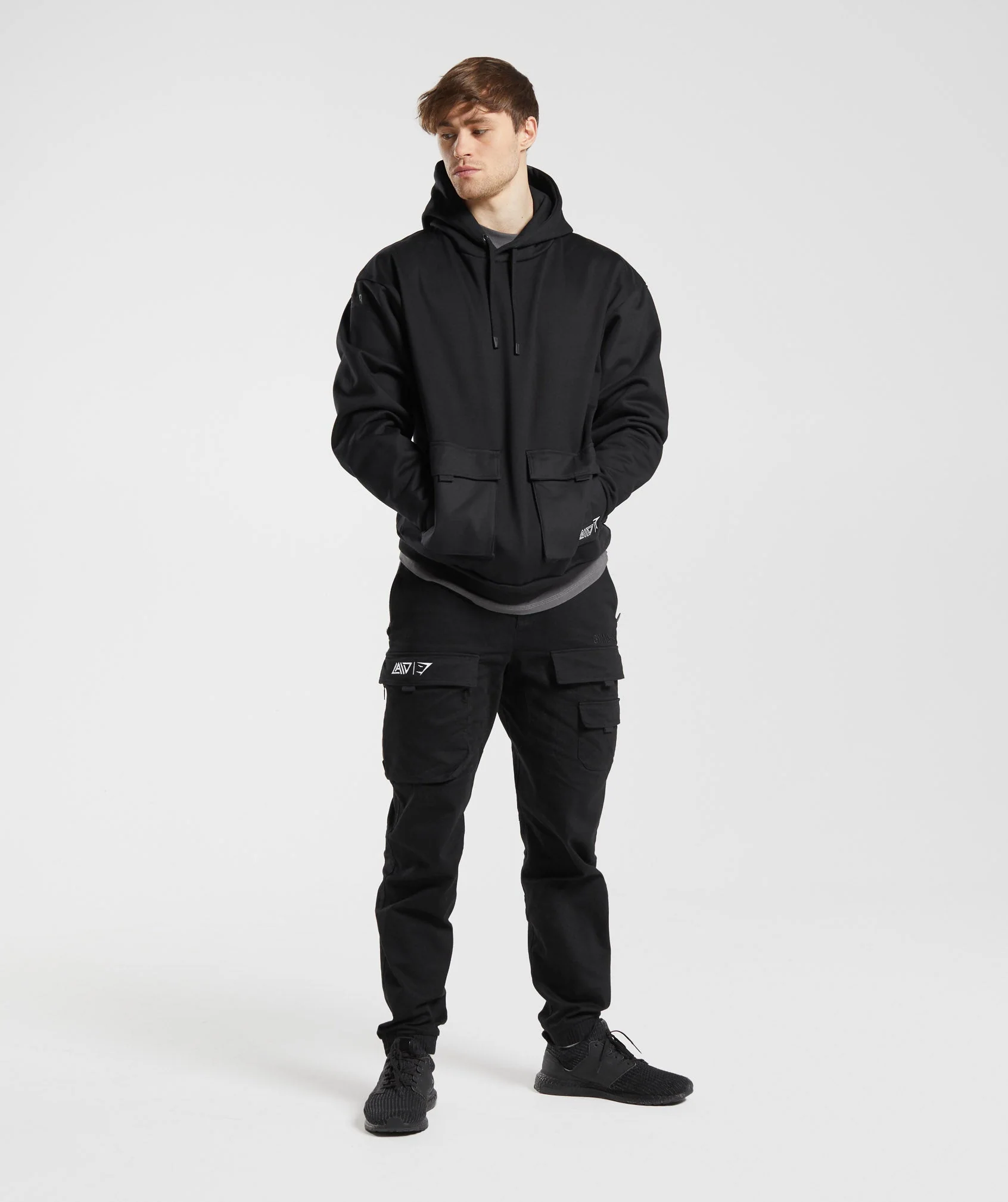 GS x David Laid Hoodie - Black - Image 4