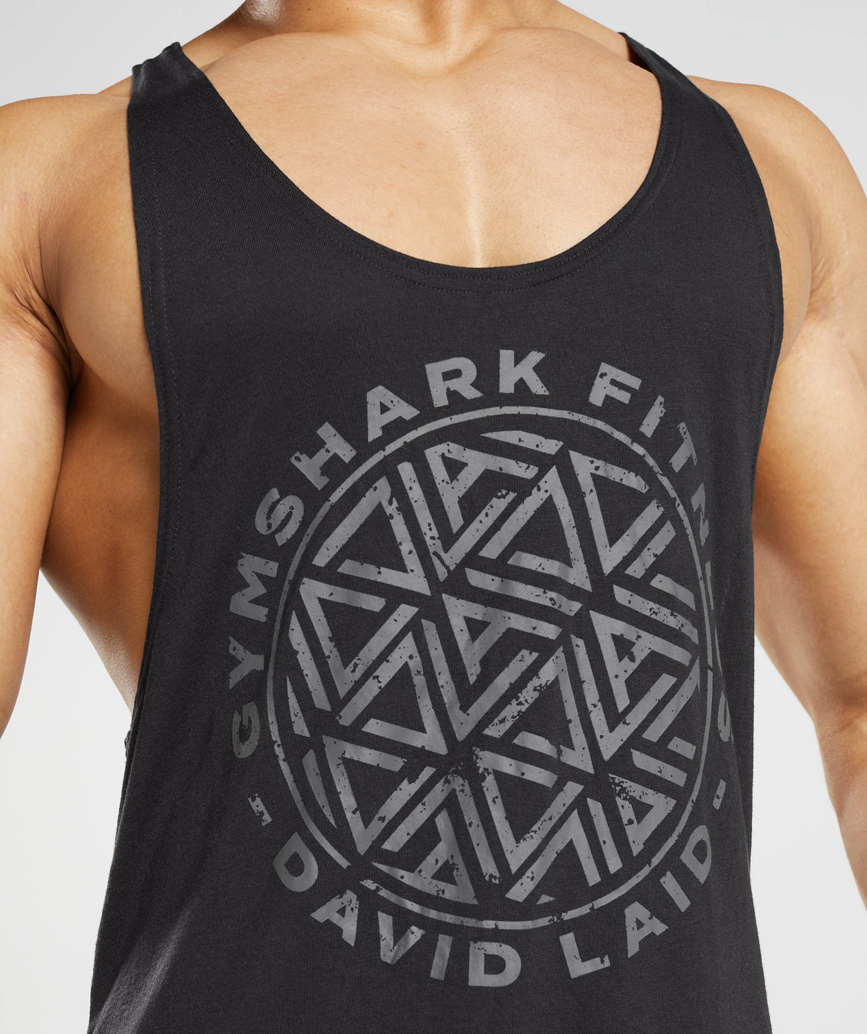 Gymshark x David Laid Stringer - Black - Image 6