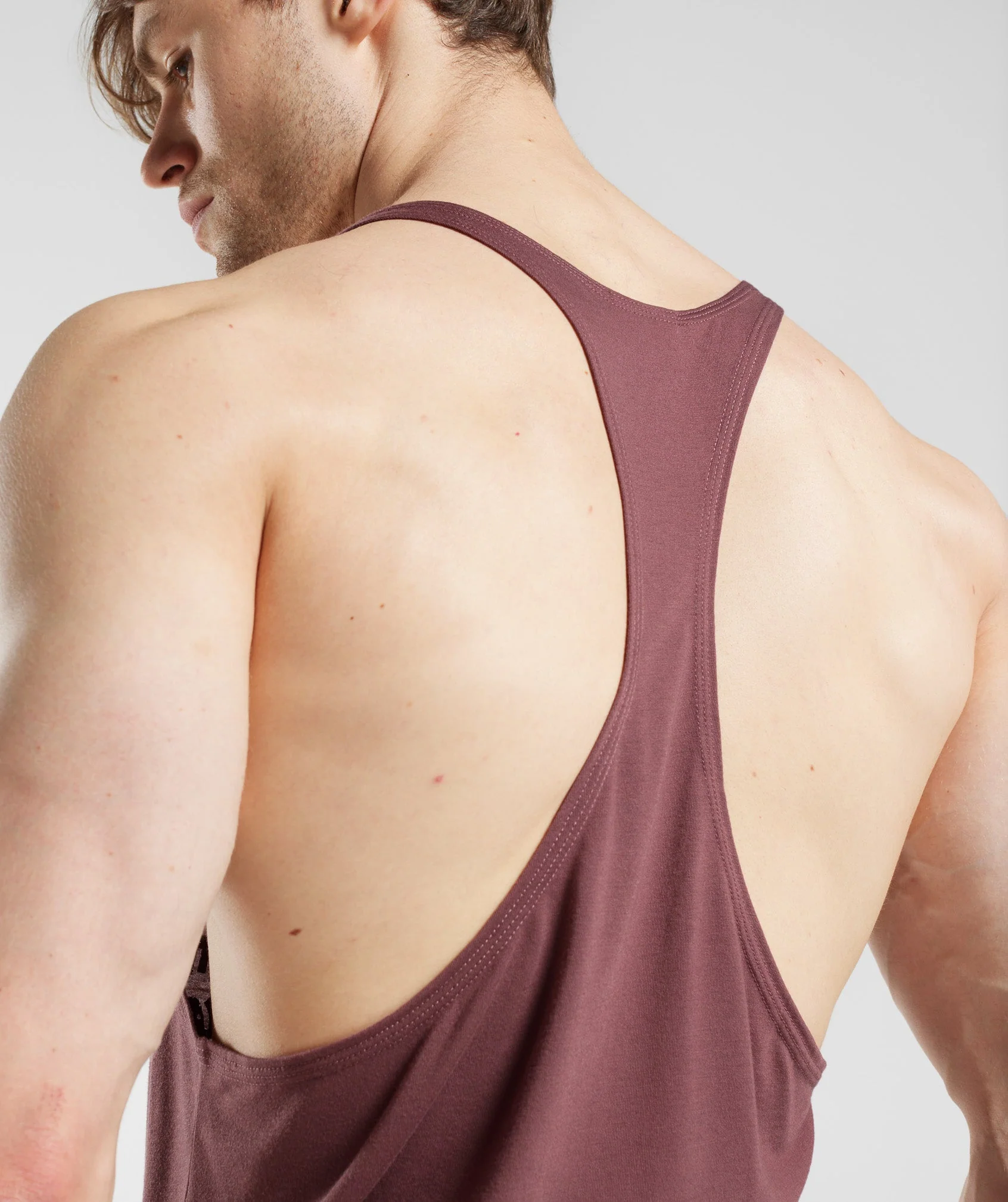 Gymshark x David Laid Stringer - Magenta Brown - Image 6