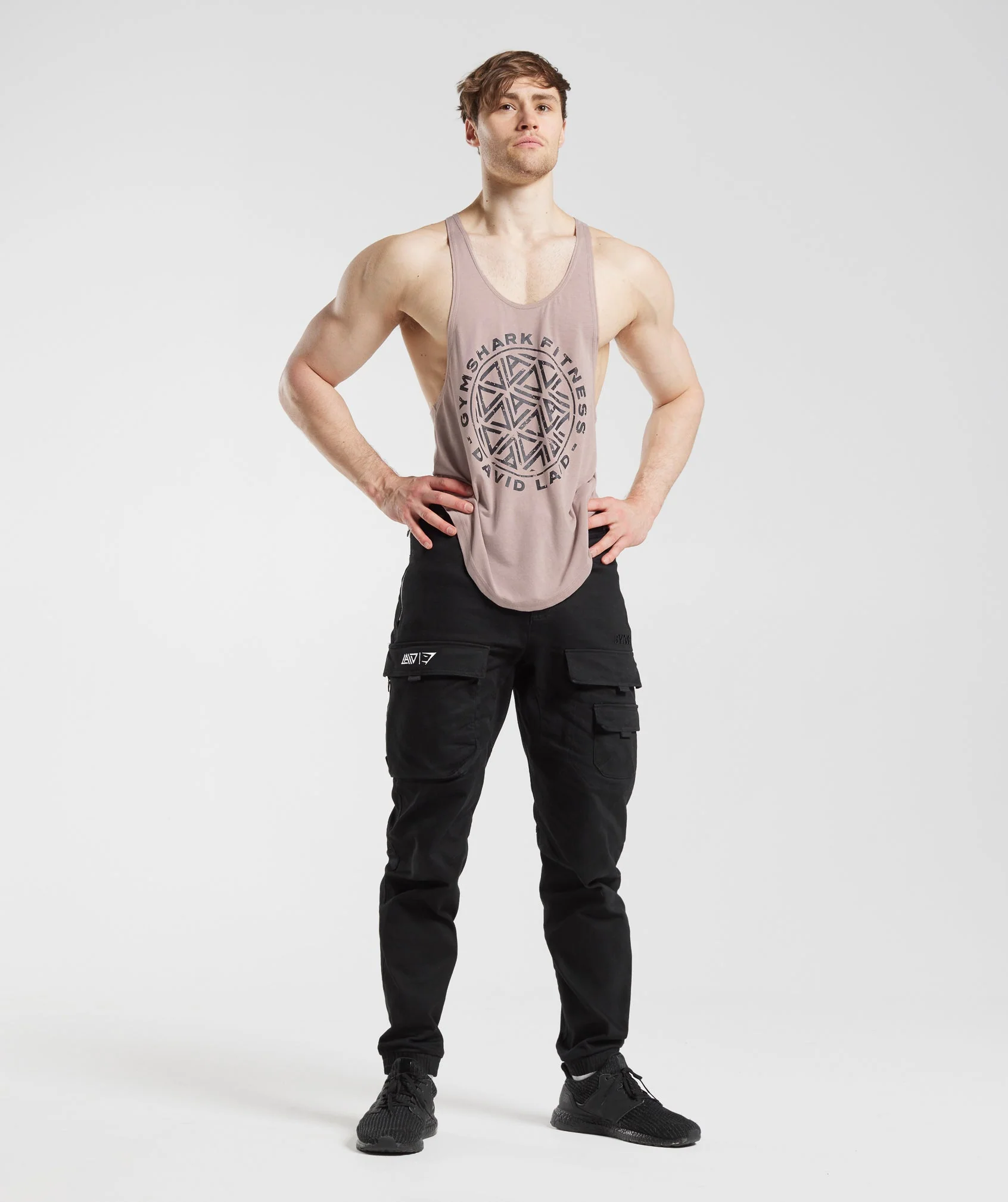 Gymshark x David Laid Stringer - Modern Blush Pink - Image 4
