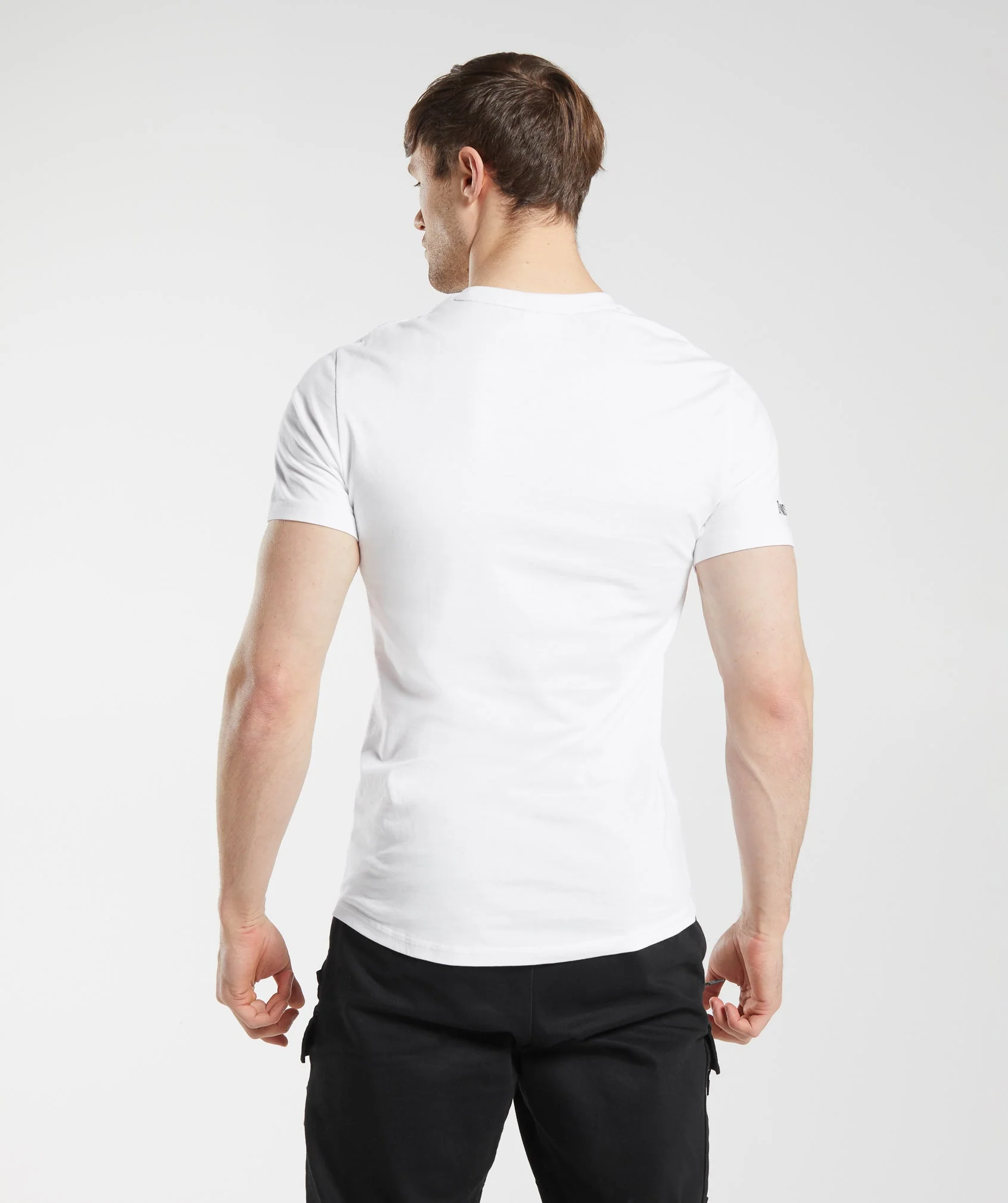 Gymshark x David Laid T-Shirt - White - Image 2