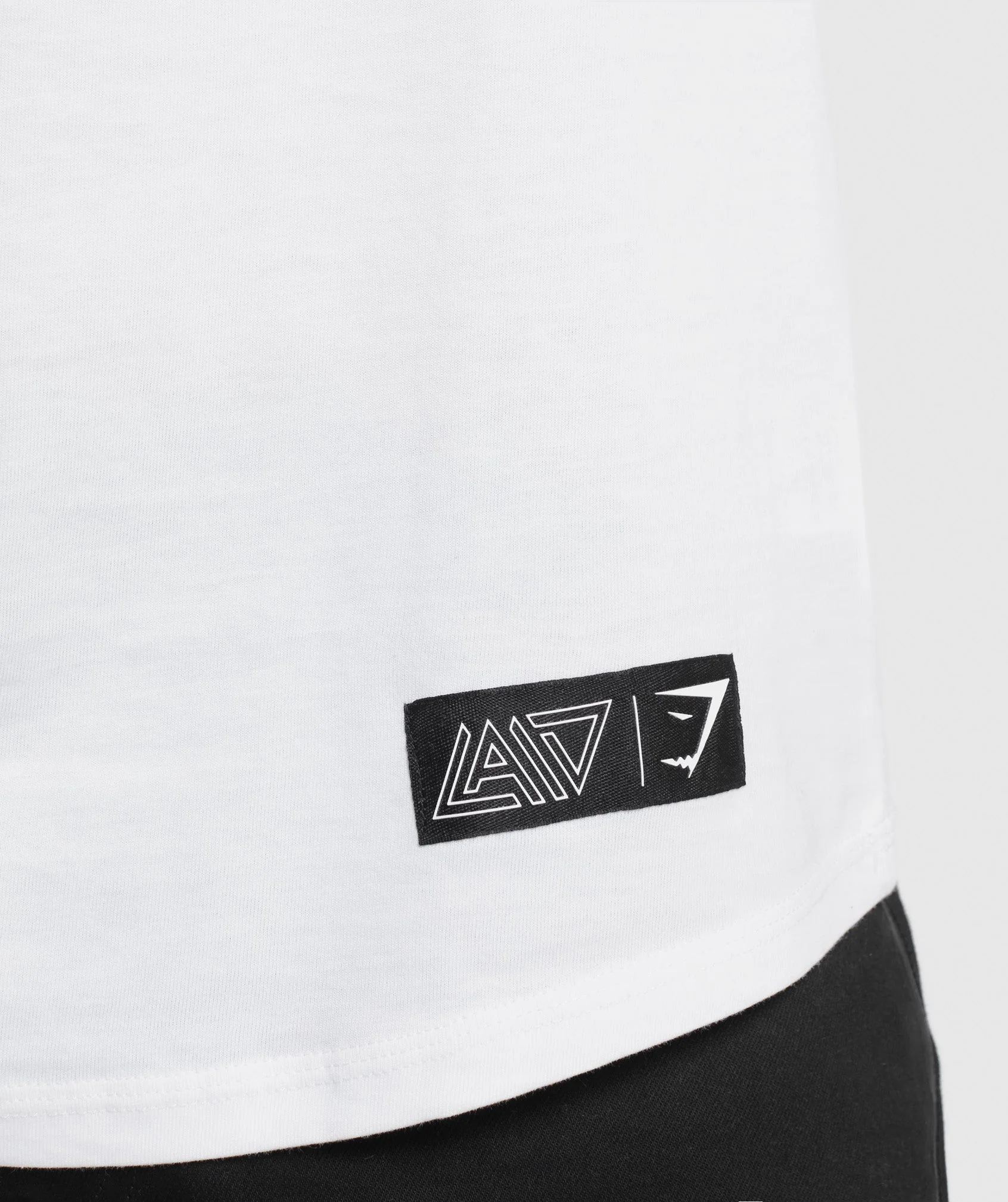 Gymshark x David Laid T-Shirt - White - Image 3