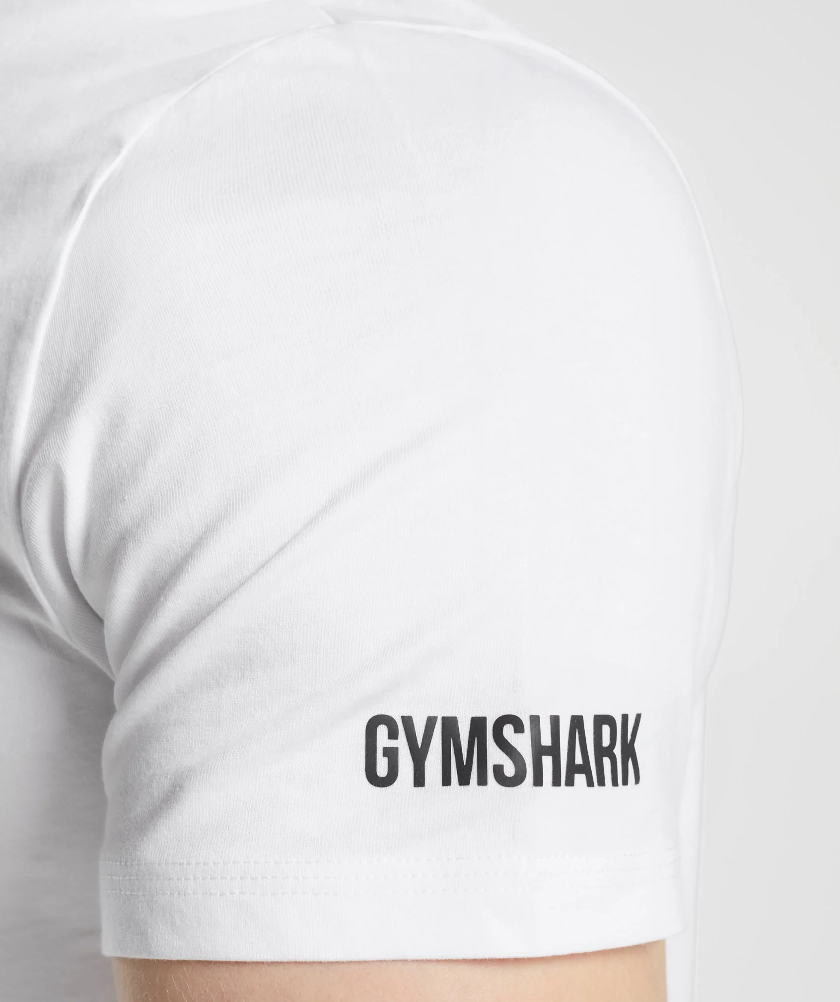 Gymshark x David Laid T-Shirt - White - Image 5