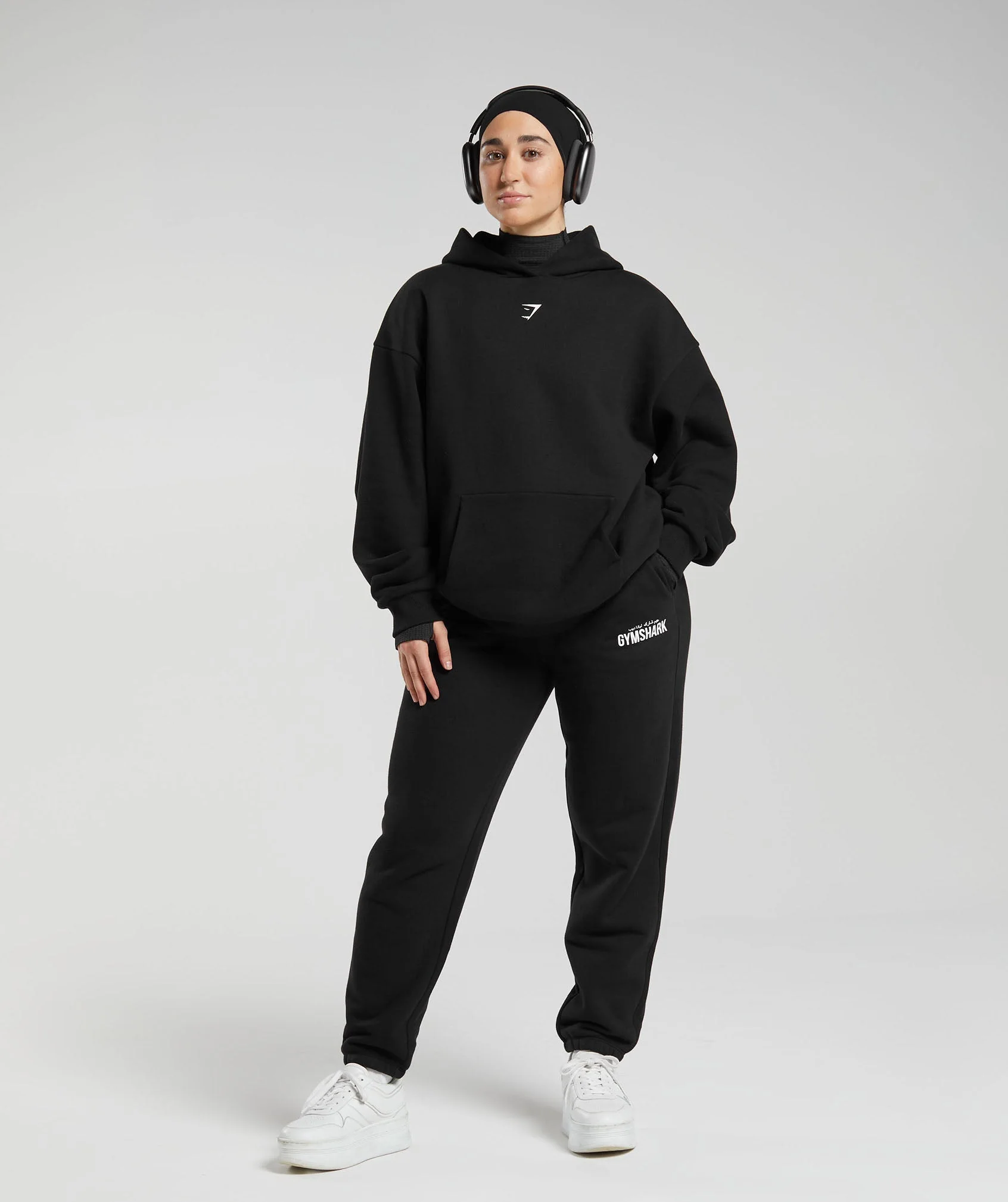 Gymshark x Leana Deeb Oversized Hoodie - Black - Image 3
