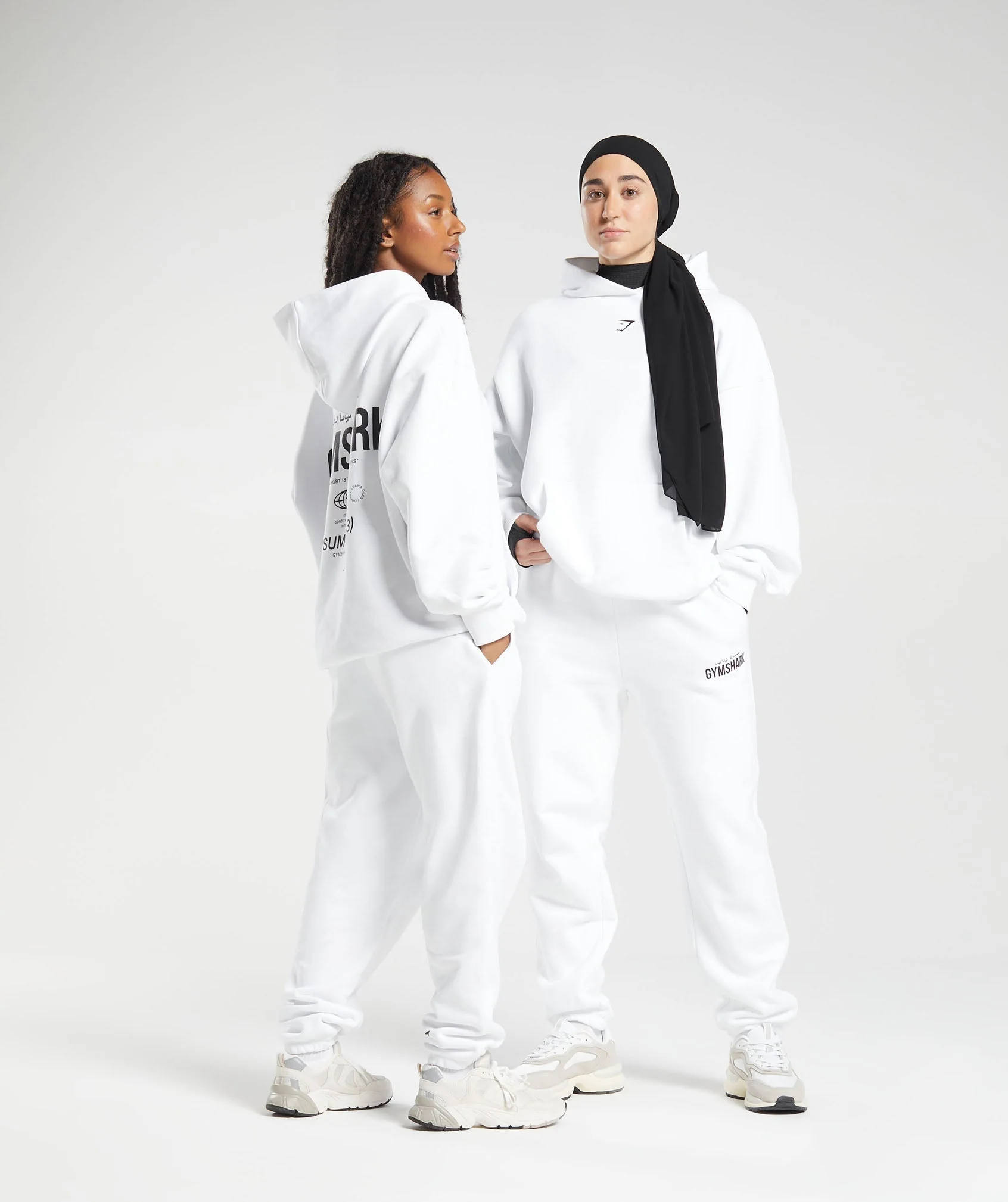 Gymshark x Leana Deeb Oversized Hoodie - White - Image 4