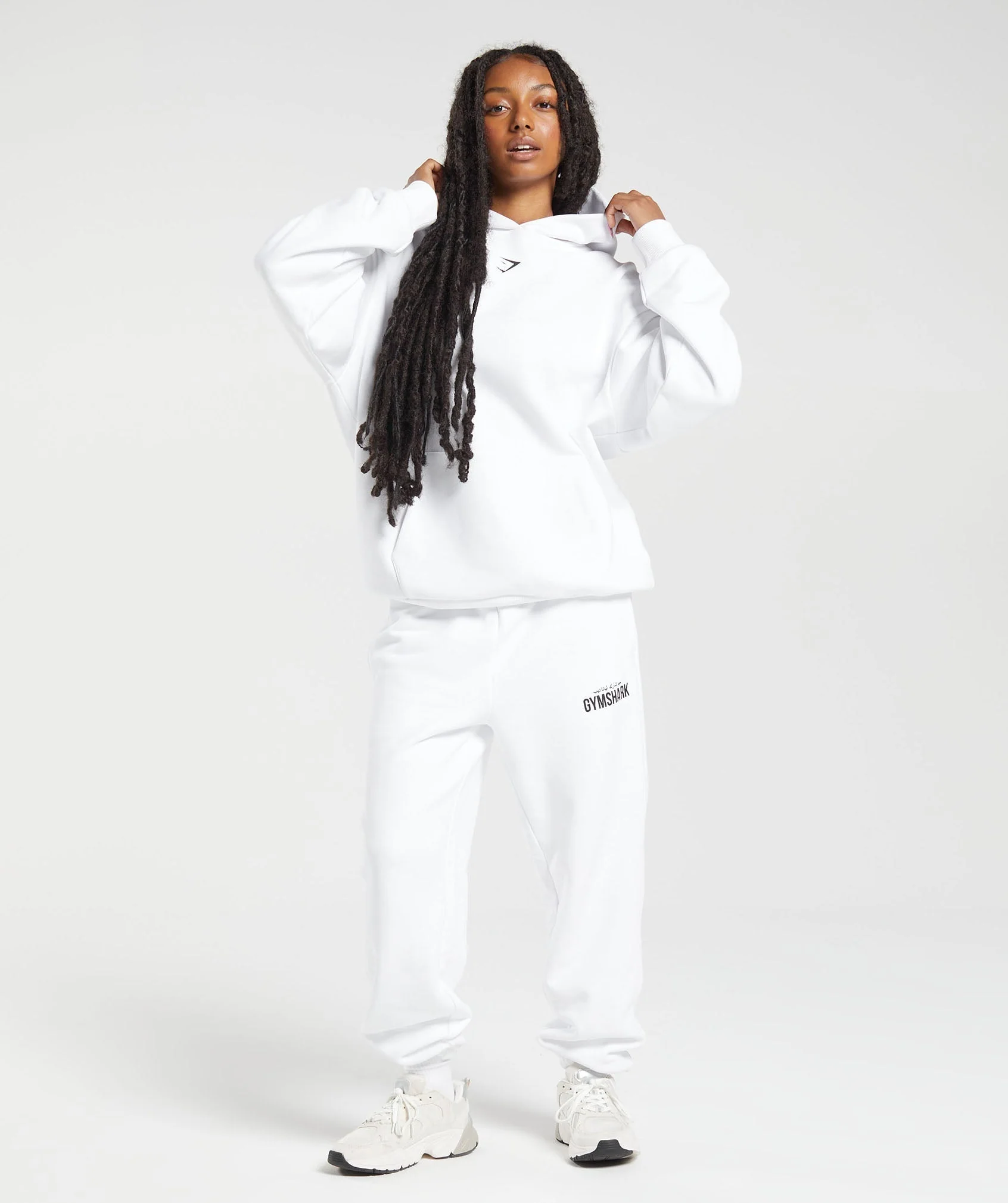 Gymshark x Leana Deeb Oversized Hoodie - White - Image 7