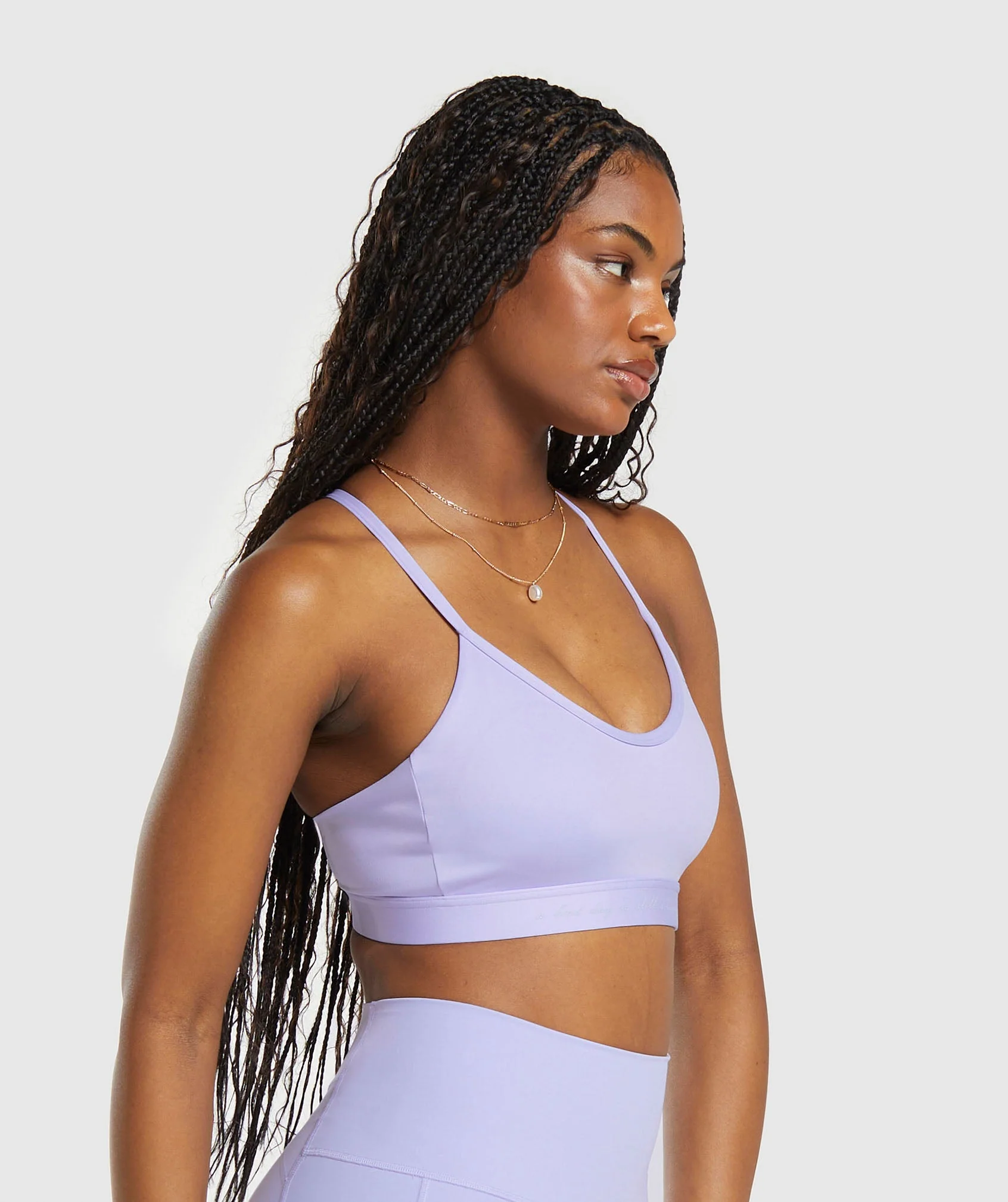 Libby X Gymshark Sports Bra - Powdered Lilac - Image 3