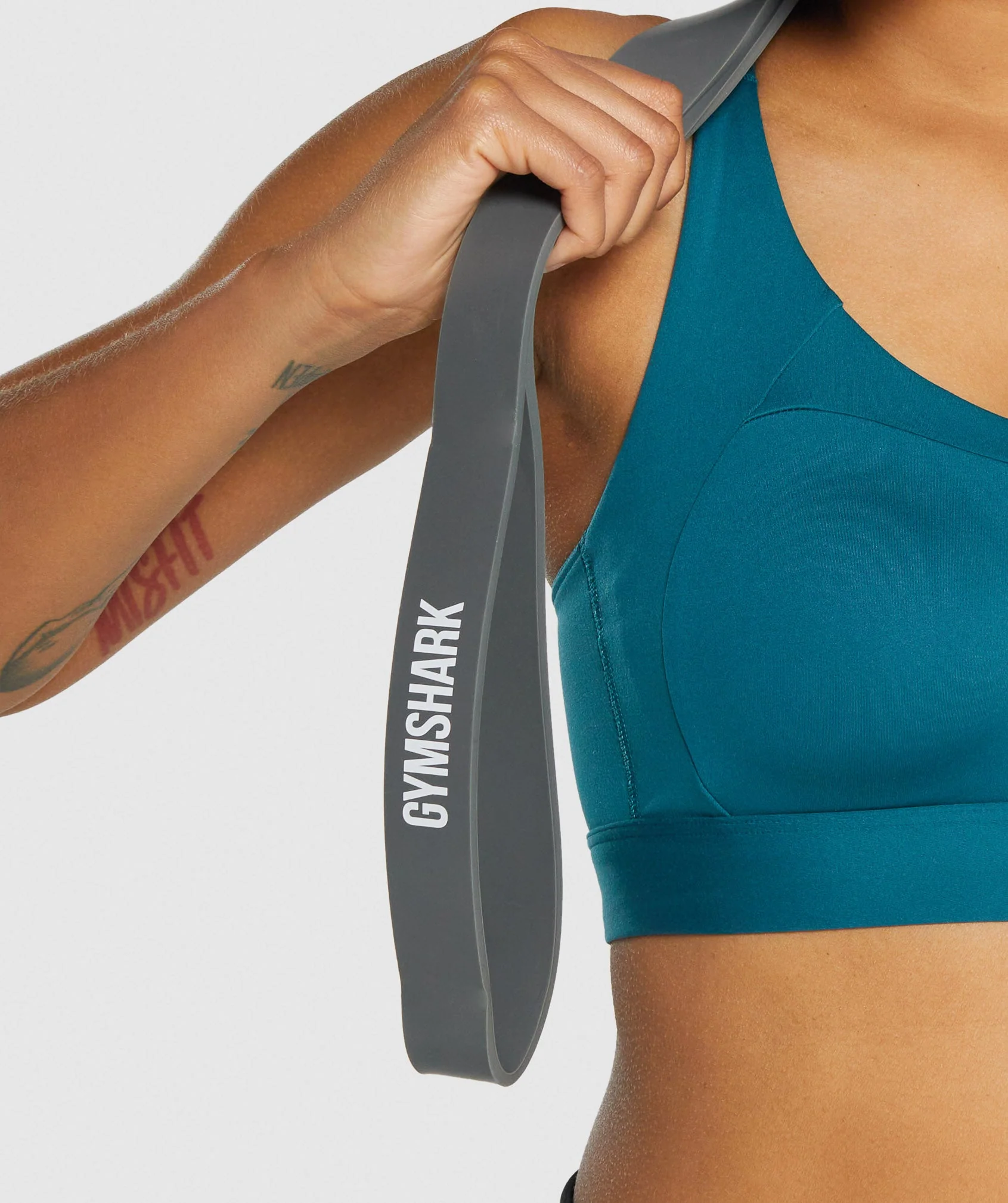 Gymshark 11kg to 36kg Resistance Band - Charcoal - Image 4