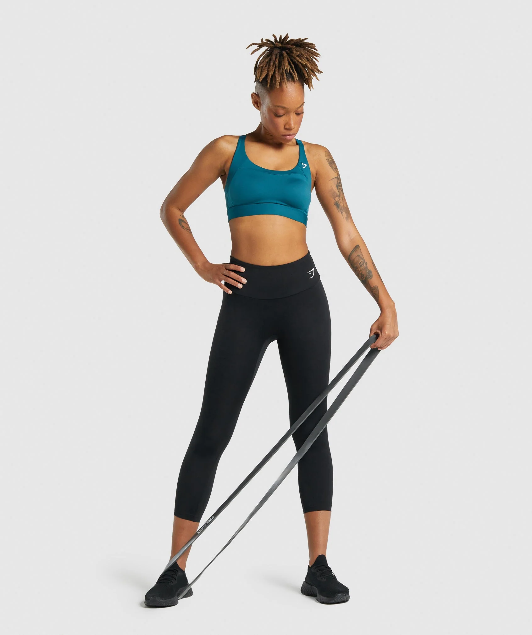Gymshark 11kg to 36kg Resistance Band - Charcoal - Image 6