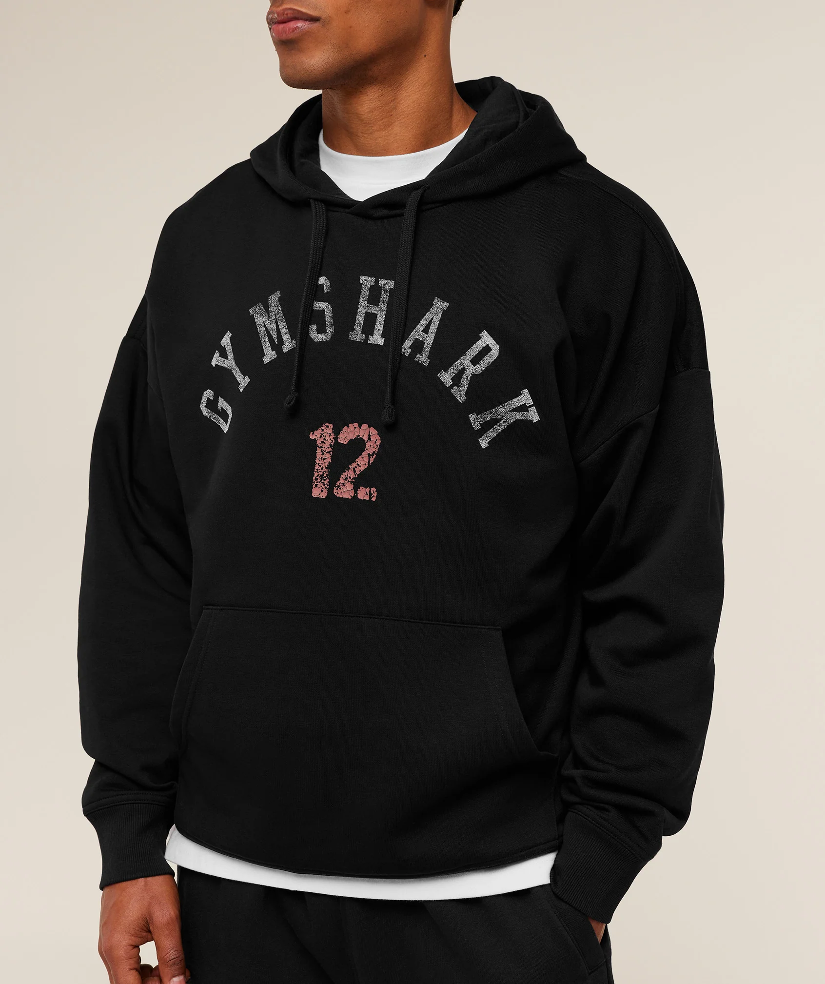 Gymshark 12 Graphic Hoodie - GS Black - Image 5