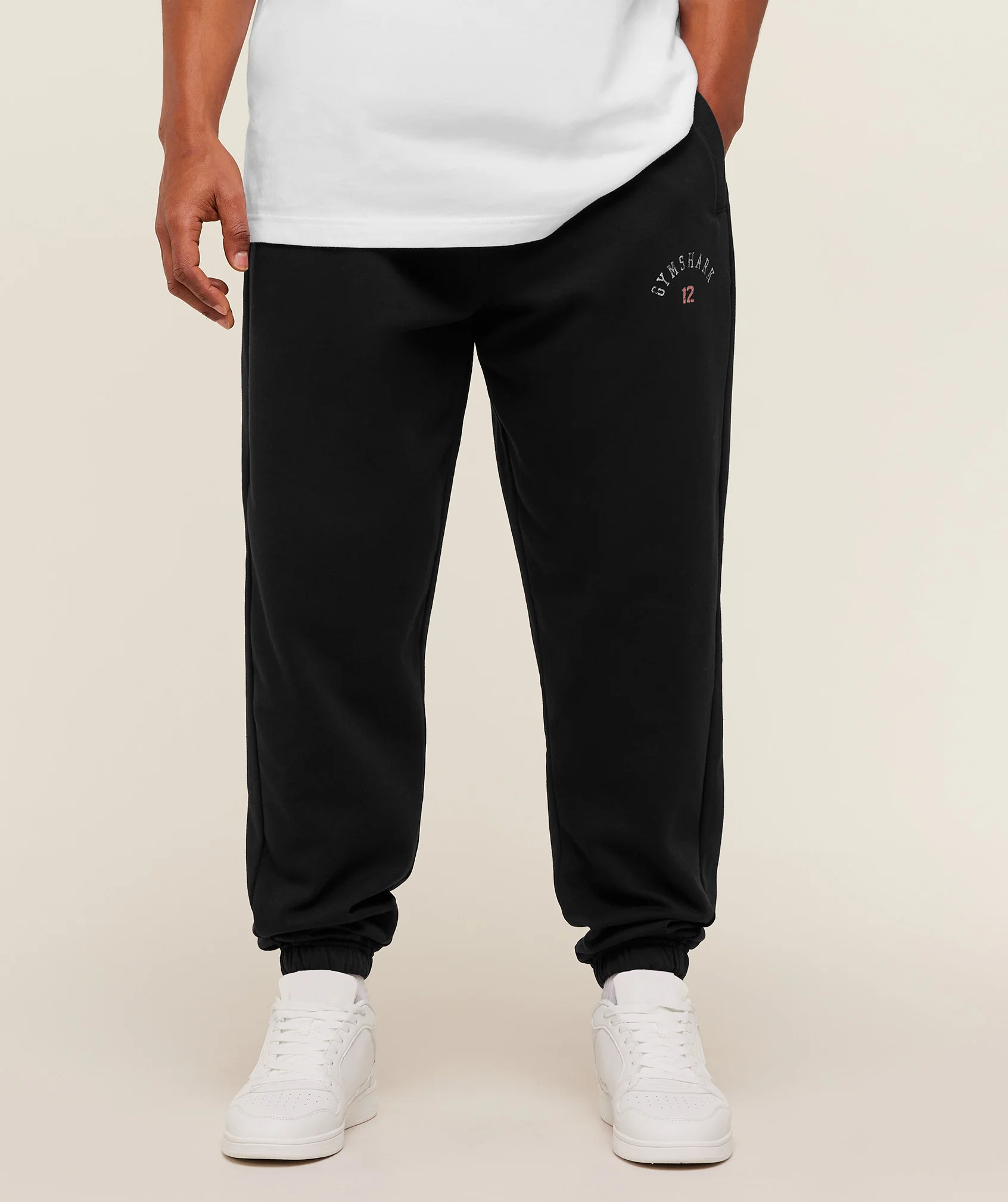 Gymshark 12 Graphic Joggers - GS Black
