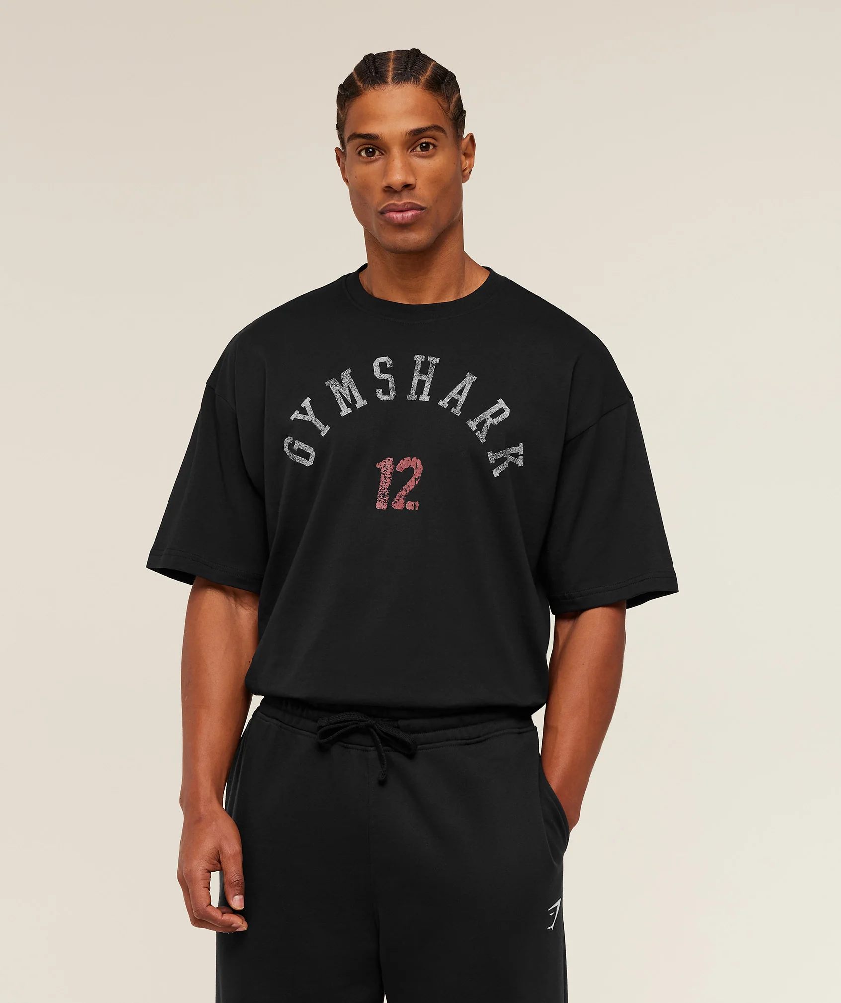 Gymshark 12 Graphic T-Shirt - GS Black - Image 4