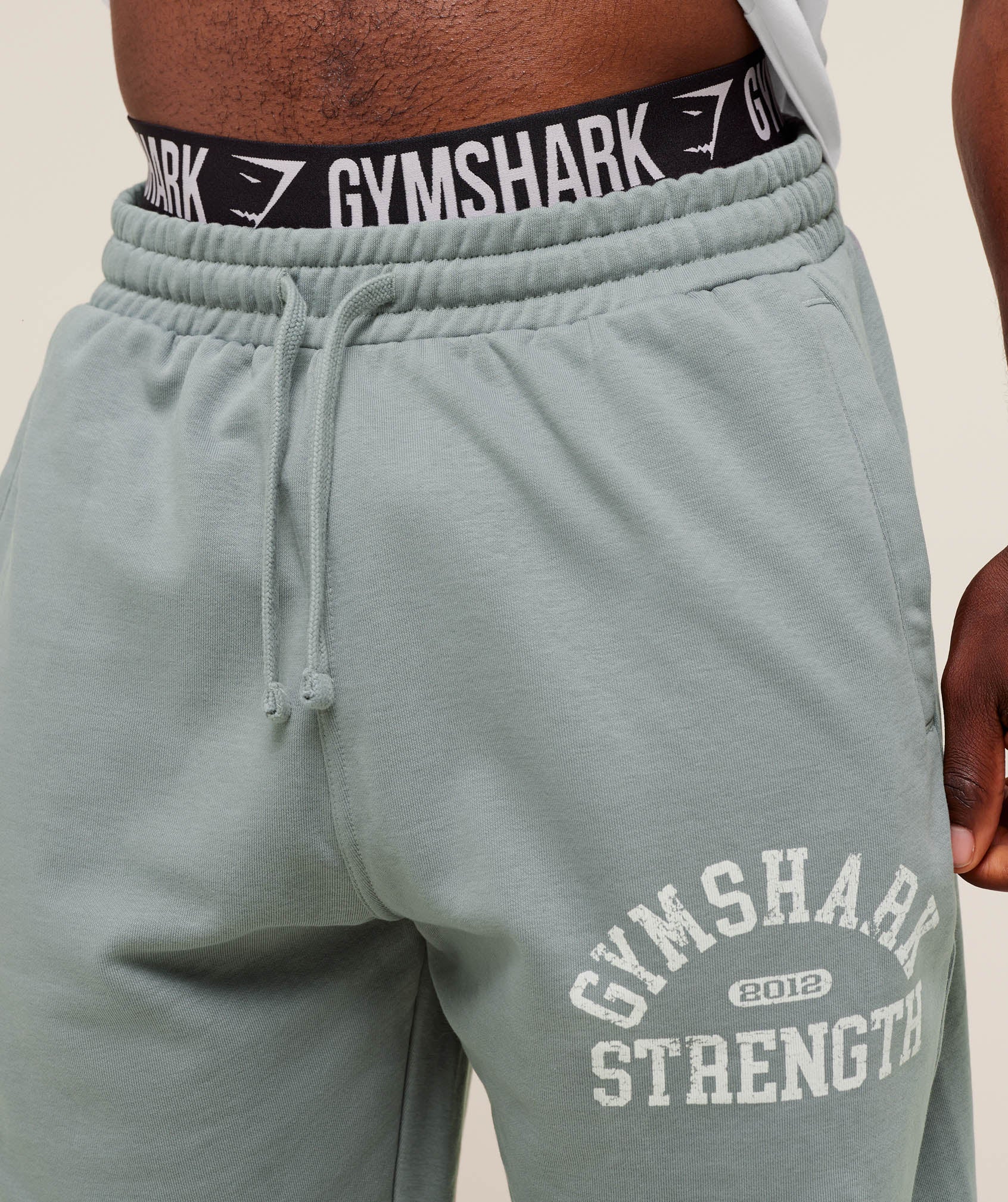 Gymshark 2012 Strength Joggers - Denim Grey - Image 6