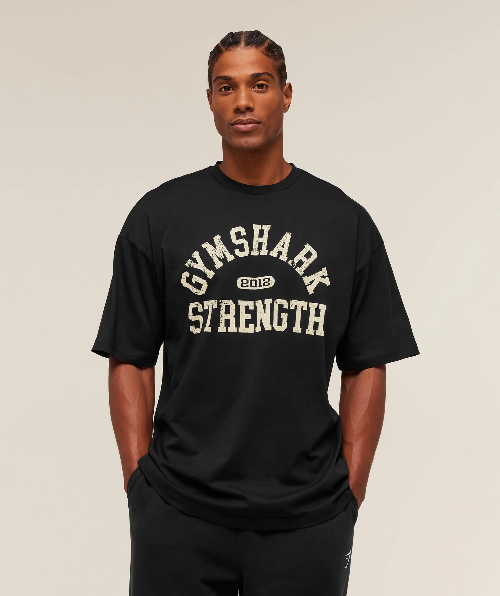 Gymshark 2012 Strength T-Shirt - Black - Image 6