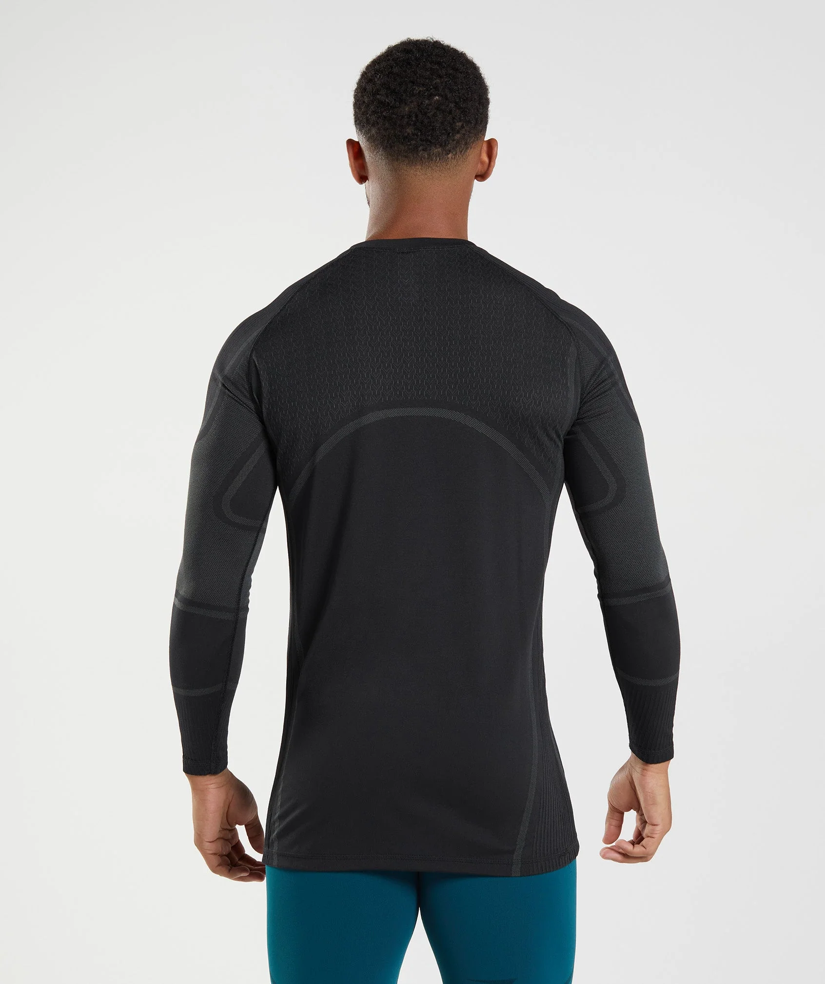Gymshark 315 Long Sleeve T-Shirt - Black - Image 2