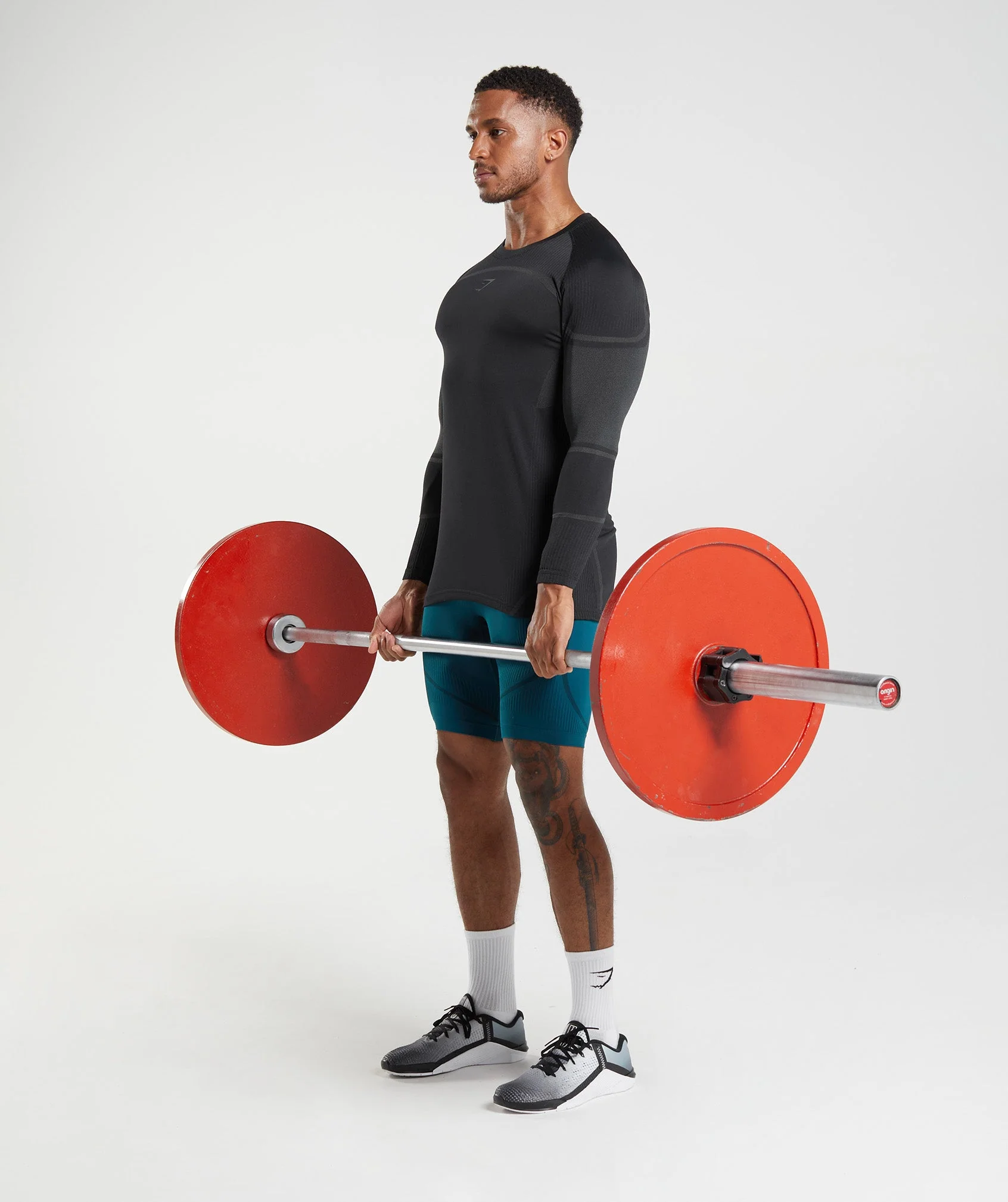 Gymshark 315 Long Sleeve T-Shirt - Black - Image 4