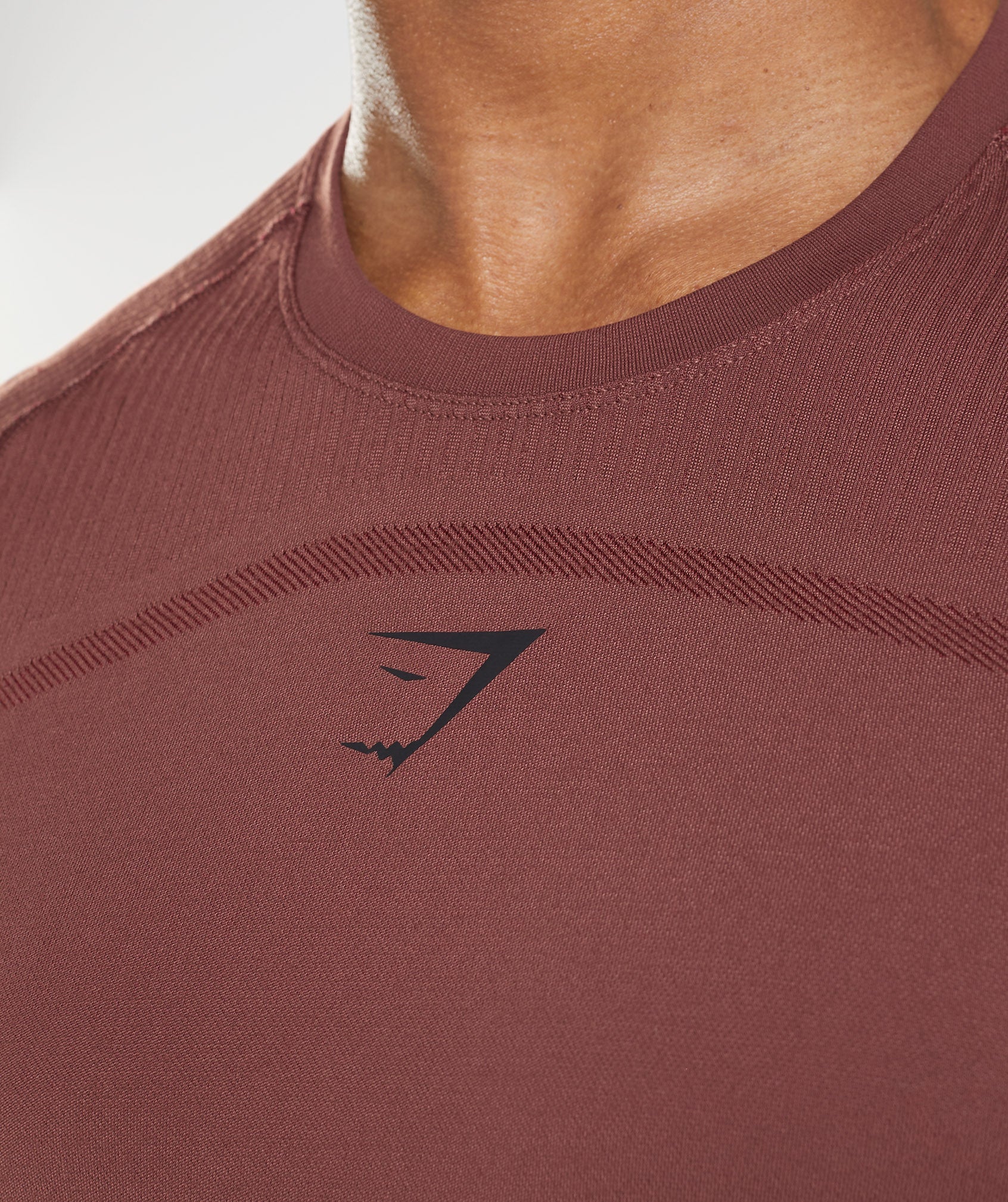 Gymshark 315 Long Sleeve T-Shirt - Cherry Brown - Image 6