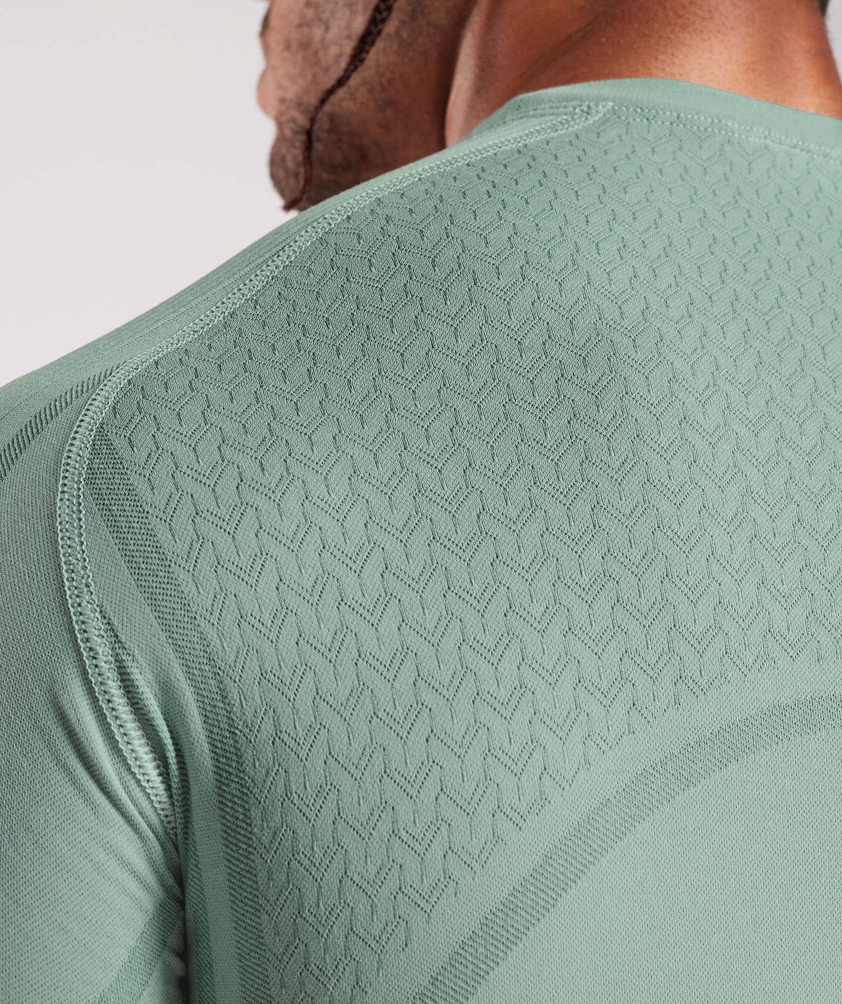 Gymshark 315 Seamless T-Shirt - Frost Teal/Ink Teal - Image 5