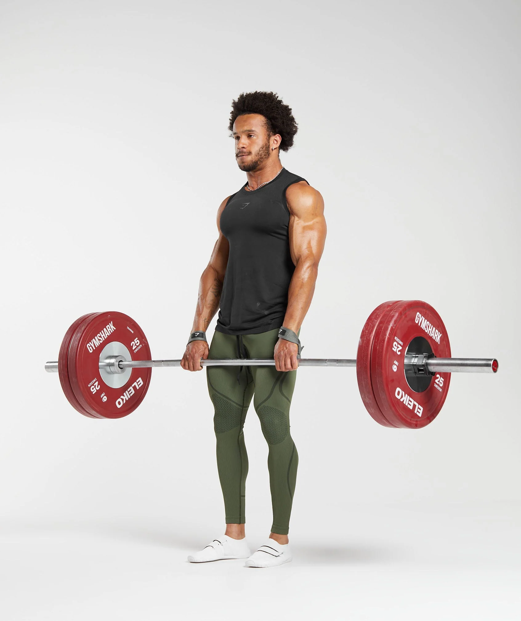 Gymshark 315 Seamless Tights - Winter Olive/Black - Image 4