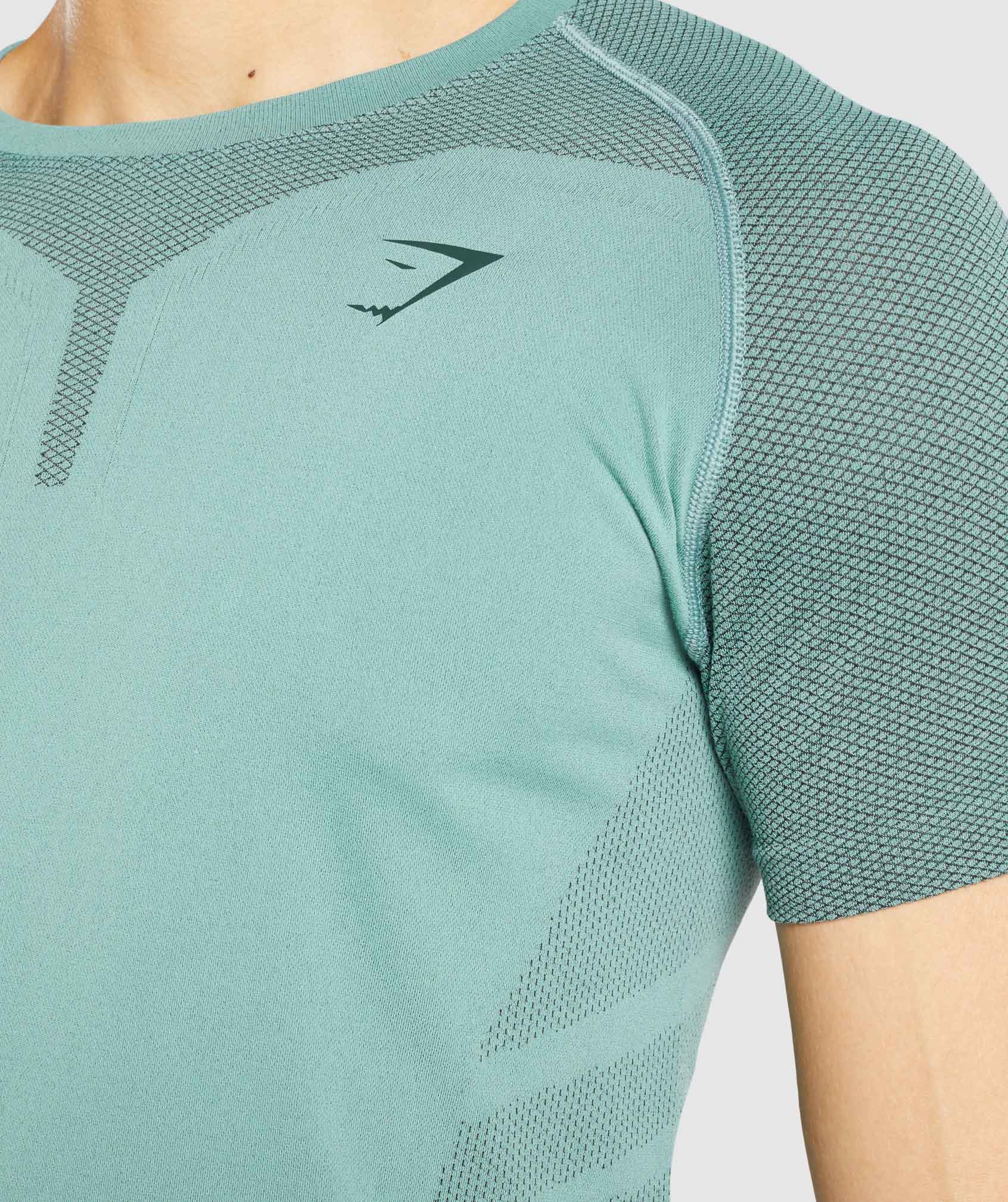 Gymshark 315 T-Shirt - Light Green/Dark Green - Image 5