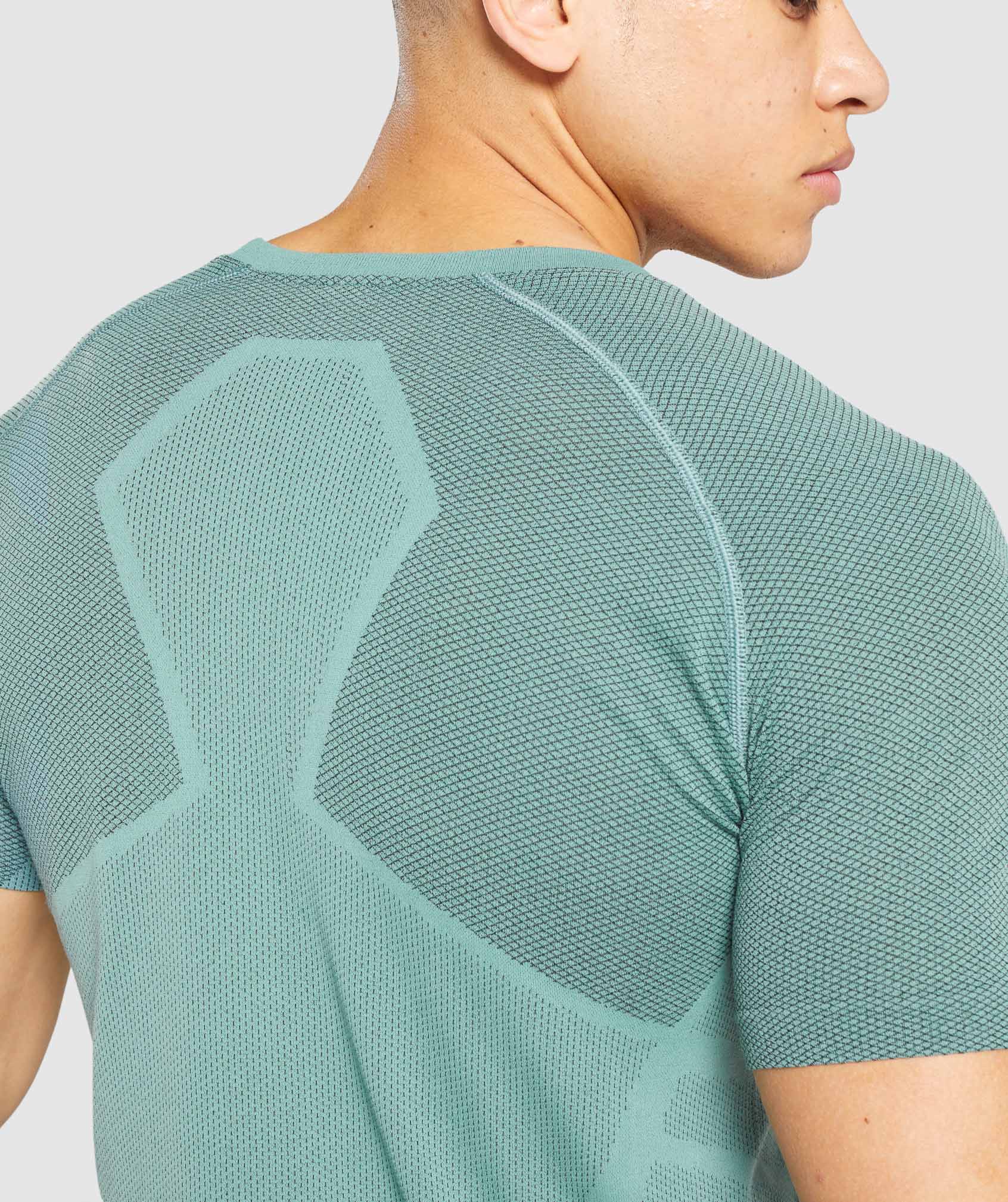 Gymshark 315 T-Shirt - Light Green/Dark Green - Image 6