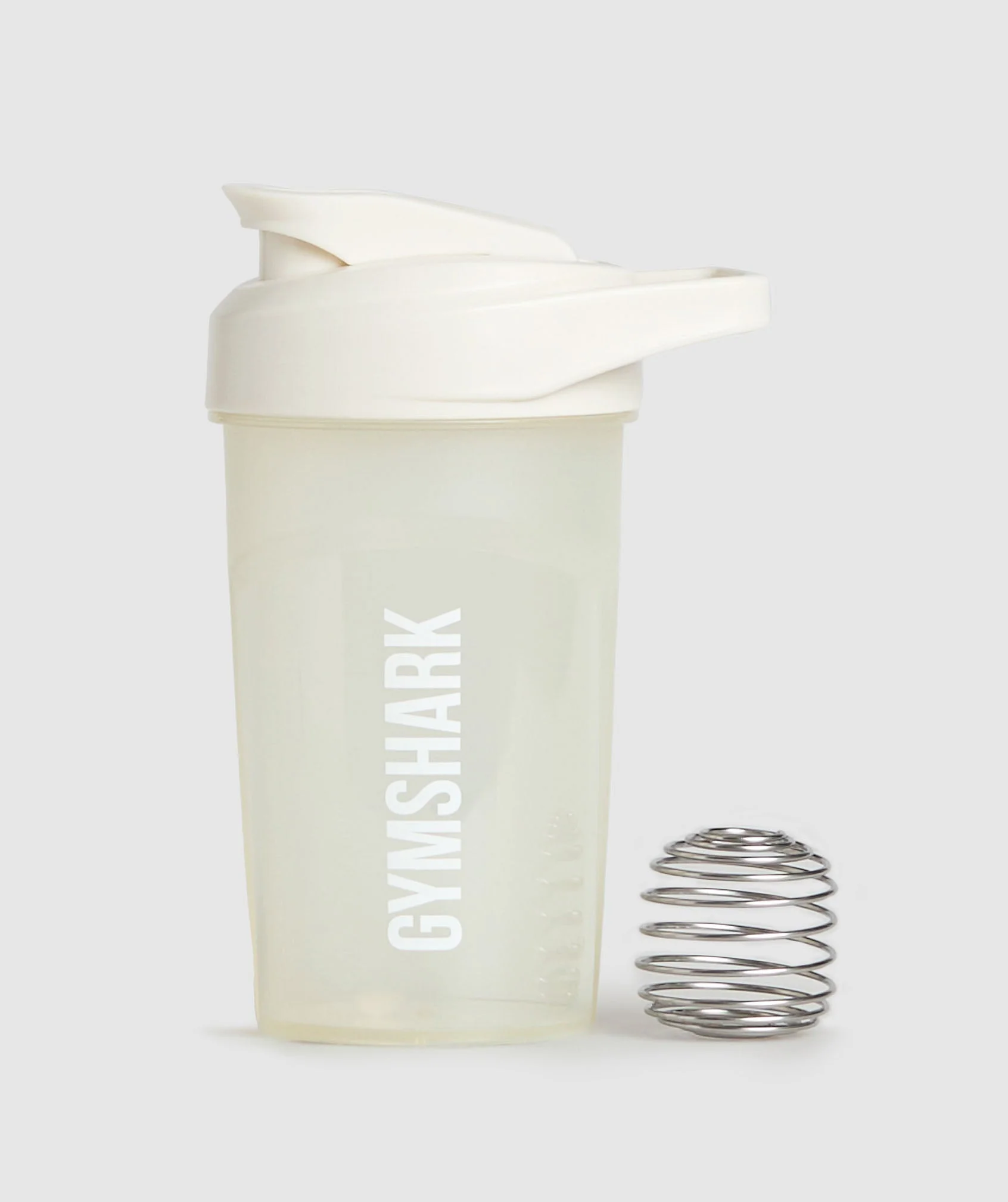 Gymshark 14oz Shaker Bottle - Oat White - Image 3