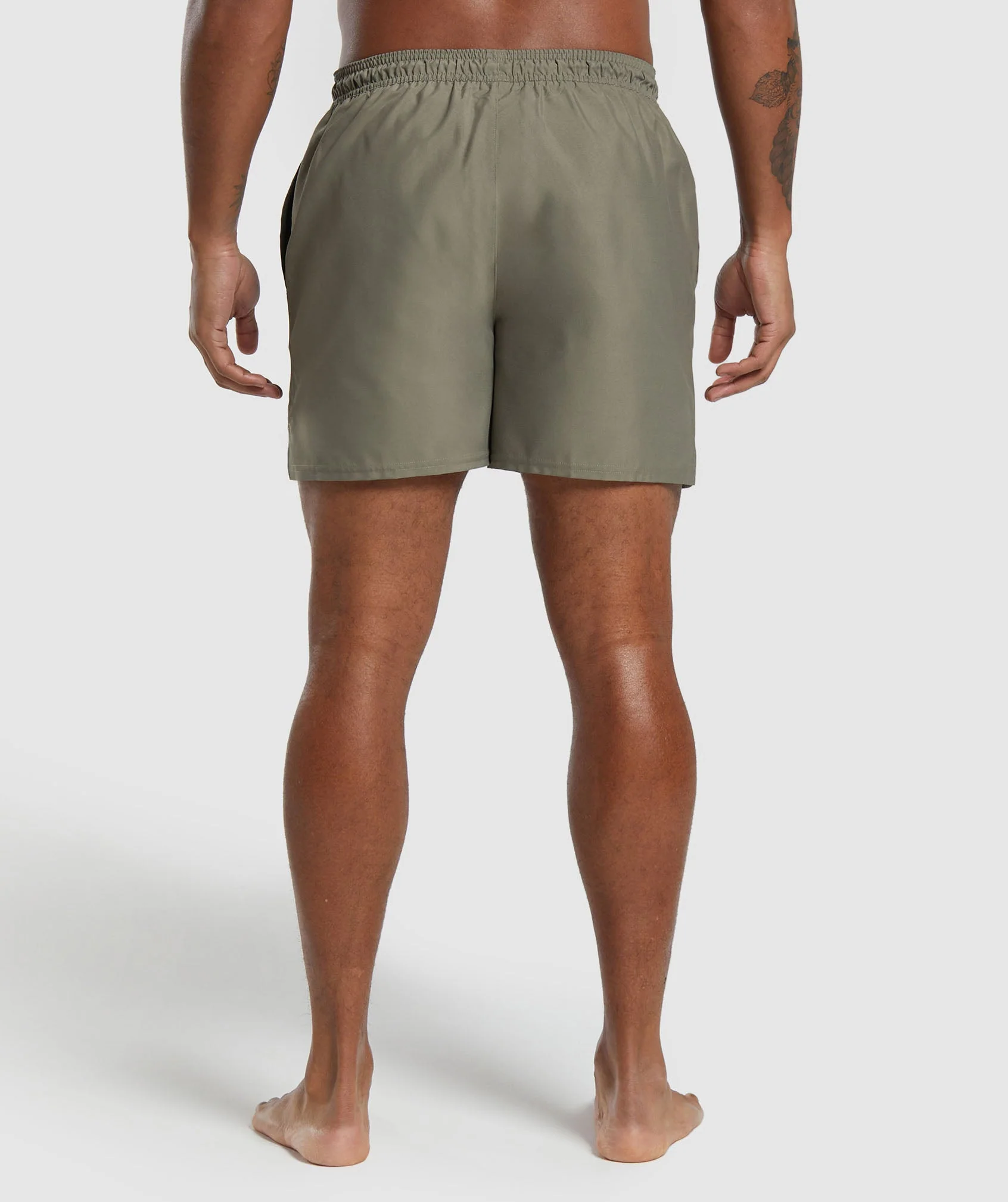 Gymshark 5" Swim Shorts - Utility Green - Image 2