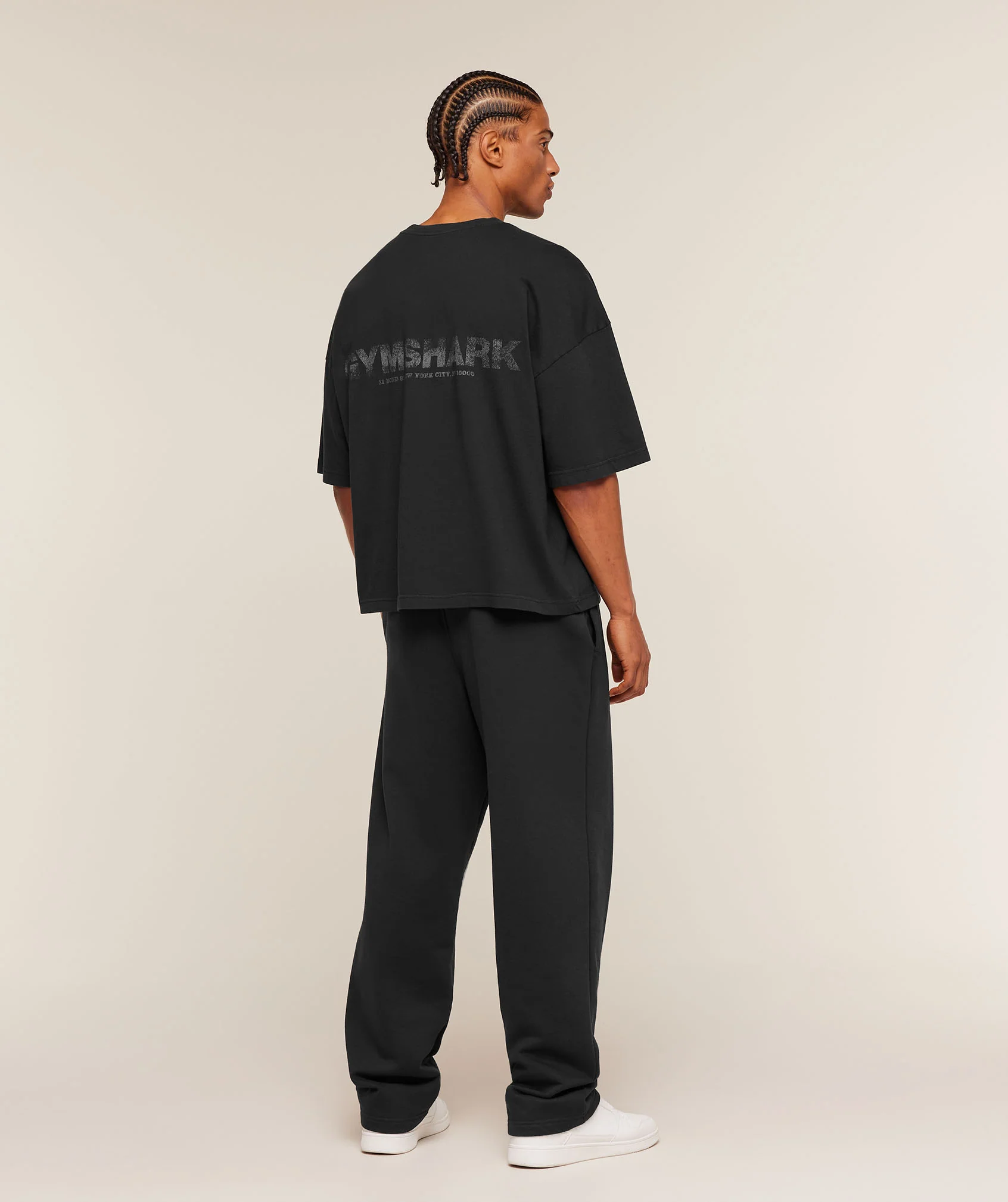 Gymshark Accent Boxy T-Shirt - Black - Image 4