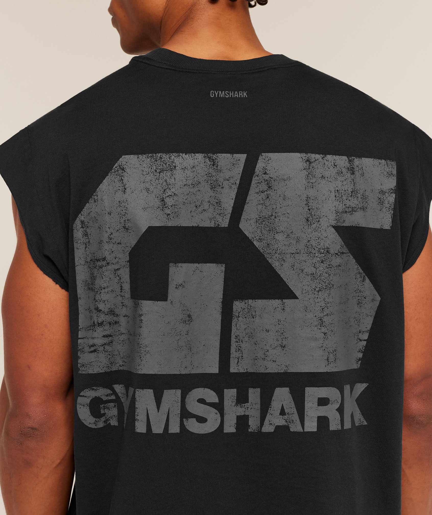 Gymshark Accent Capped Sleeve T-Shirt - Black - Image 7