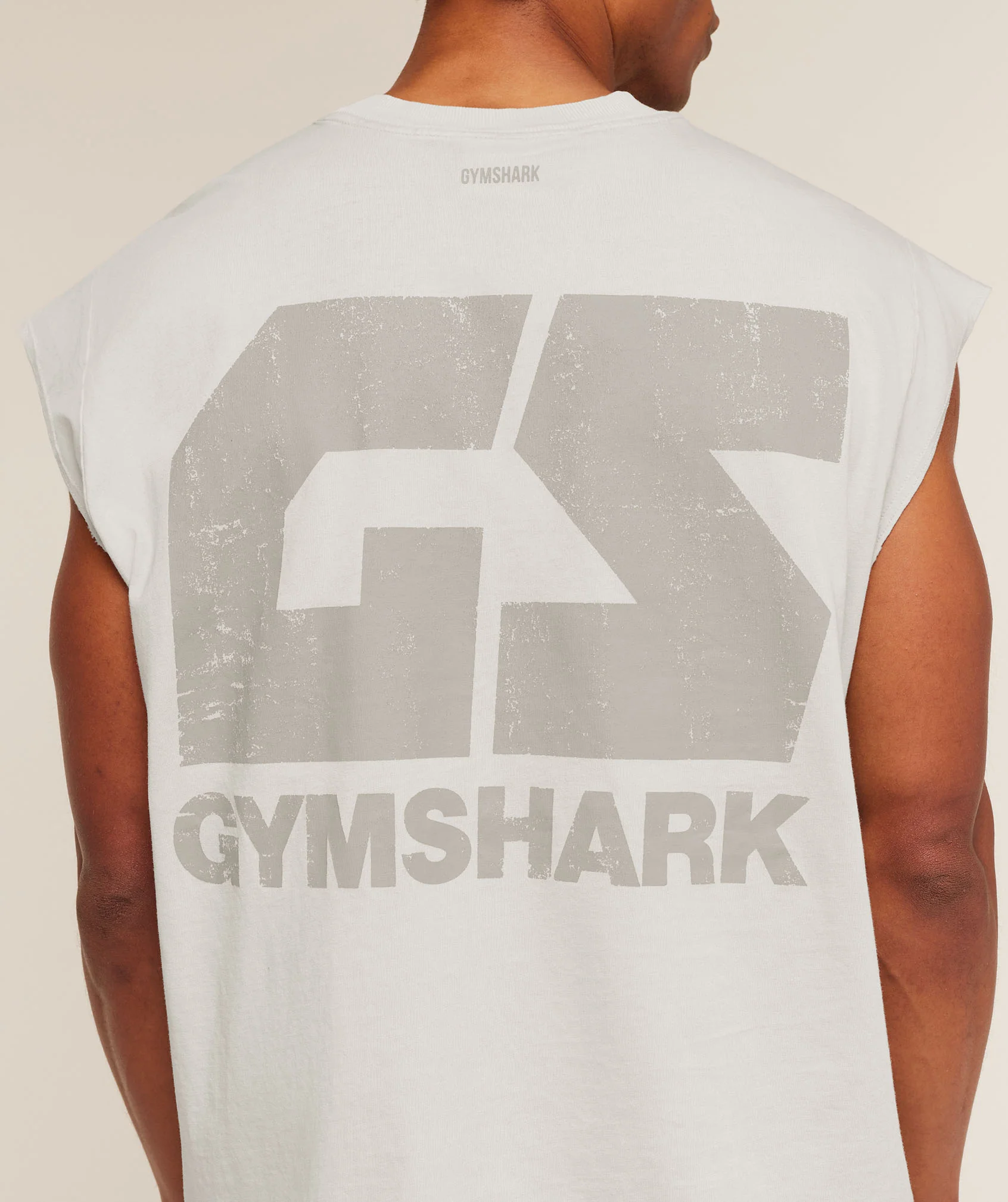 Gymshark Accent Capped Sleeve T-Shirt - Light Grey - Image 7