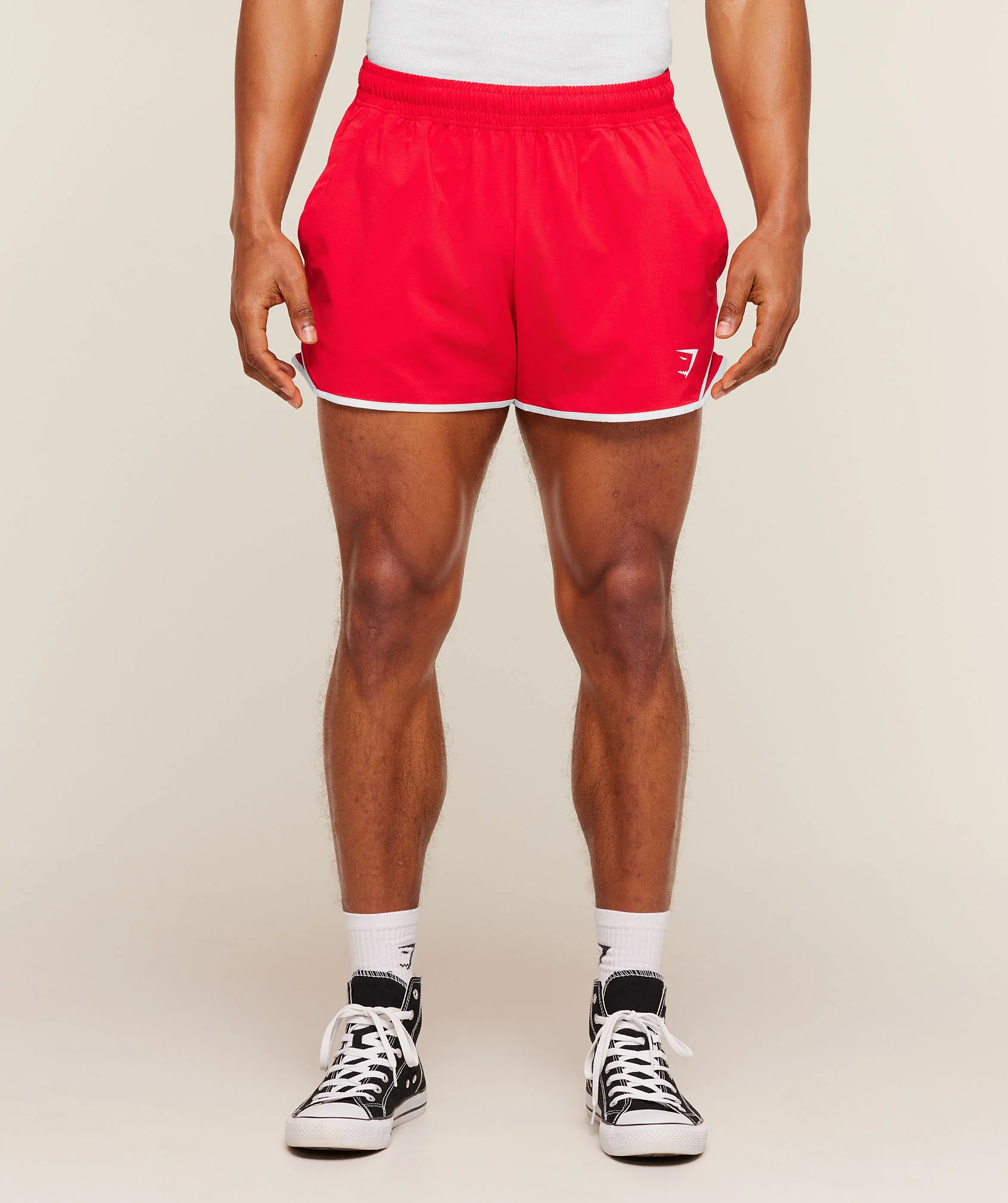Gymshark Accent Conditioning Shorts - Athletic Red