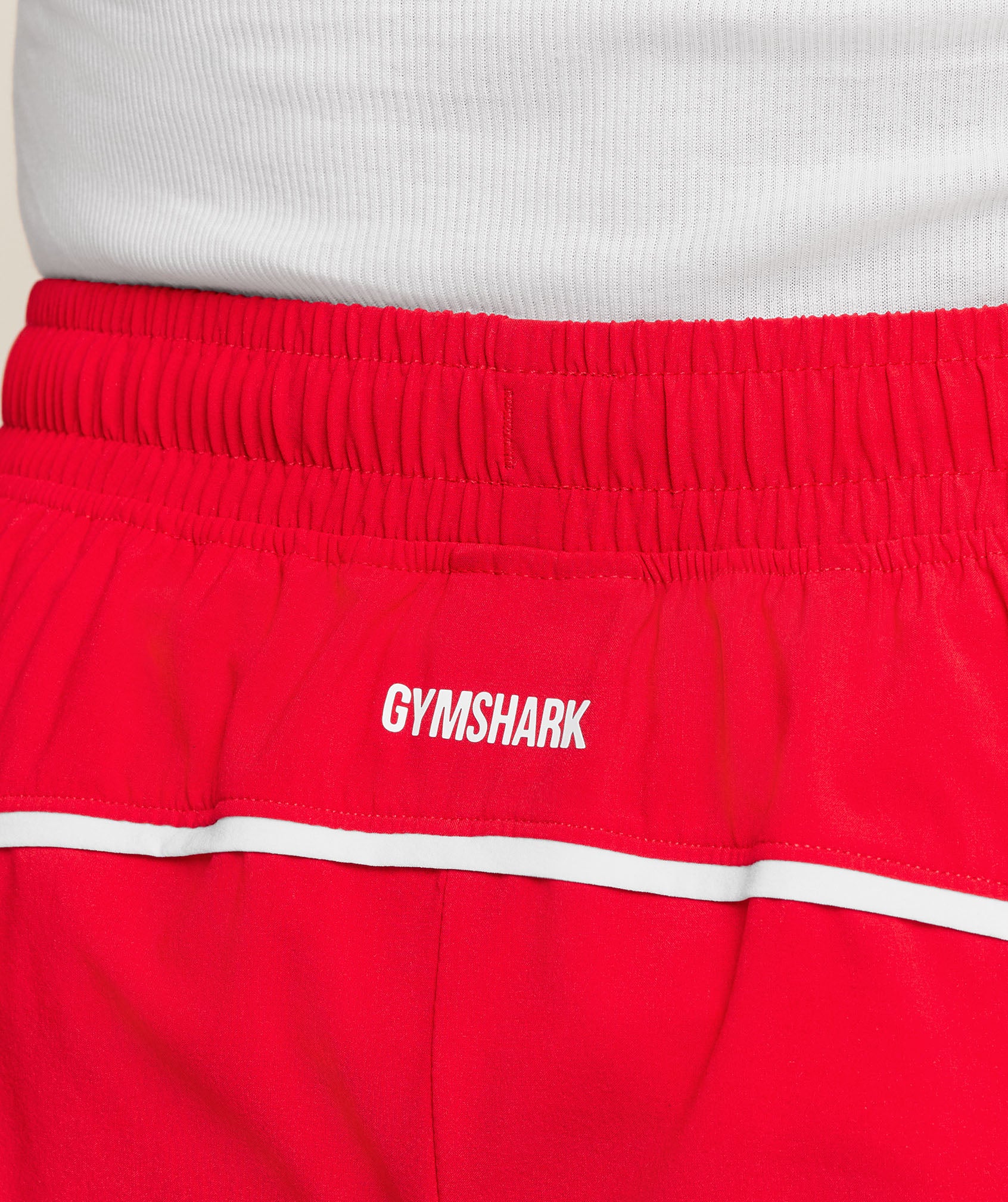 Gymshark Accent Conditioning Shorts - Athletic Red - Image 7