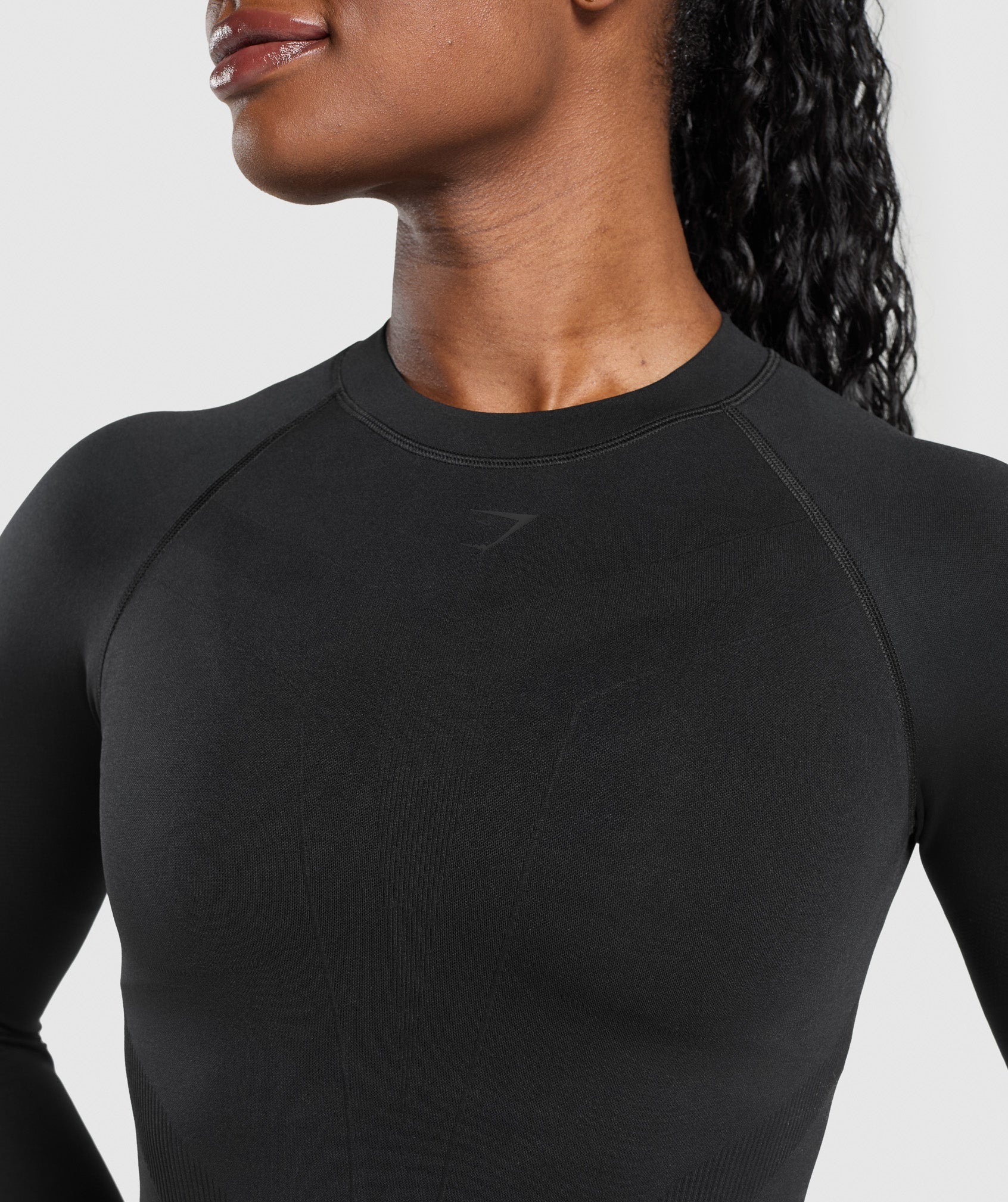 Gymshark Activate Long Sleeve Top - Black - Image 6