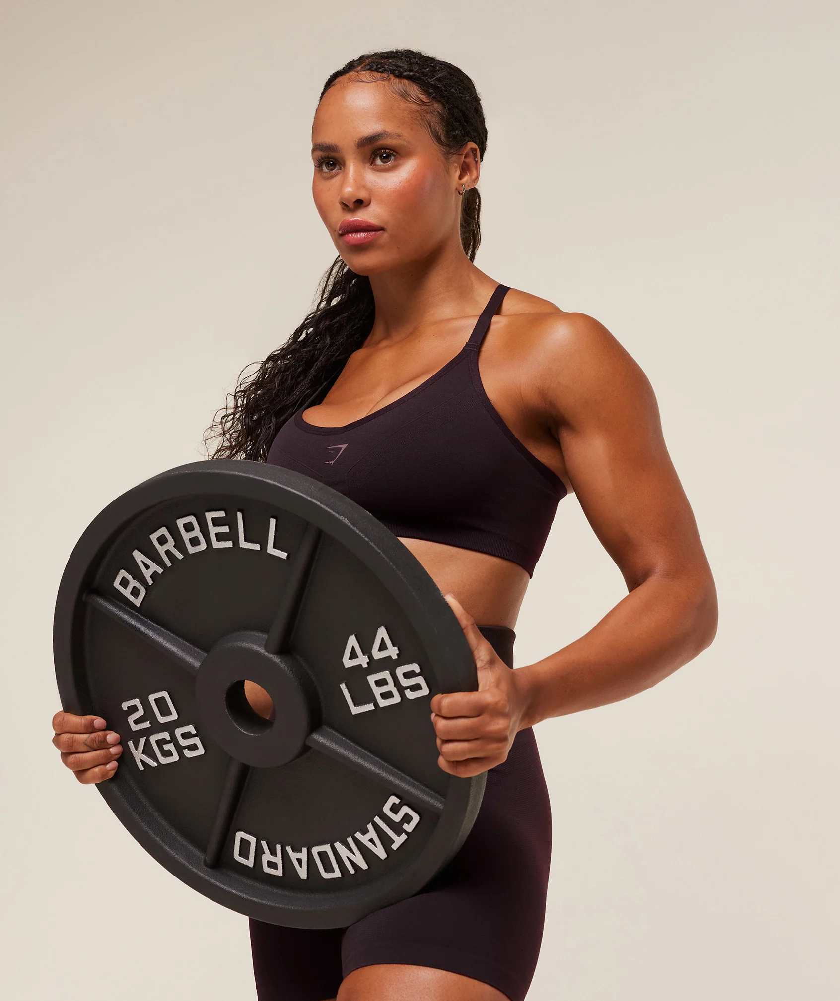 Gymshark Activate Seamless Bralette - Plum Brown - Image 5