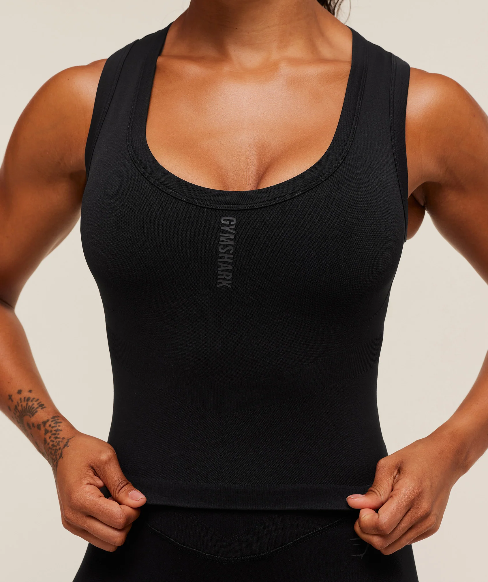Gymshark Activate Seamless Tank - Black - Image 5
