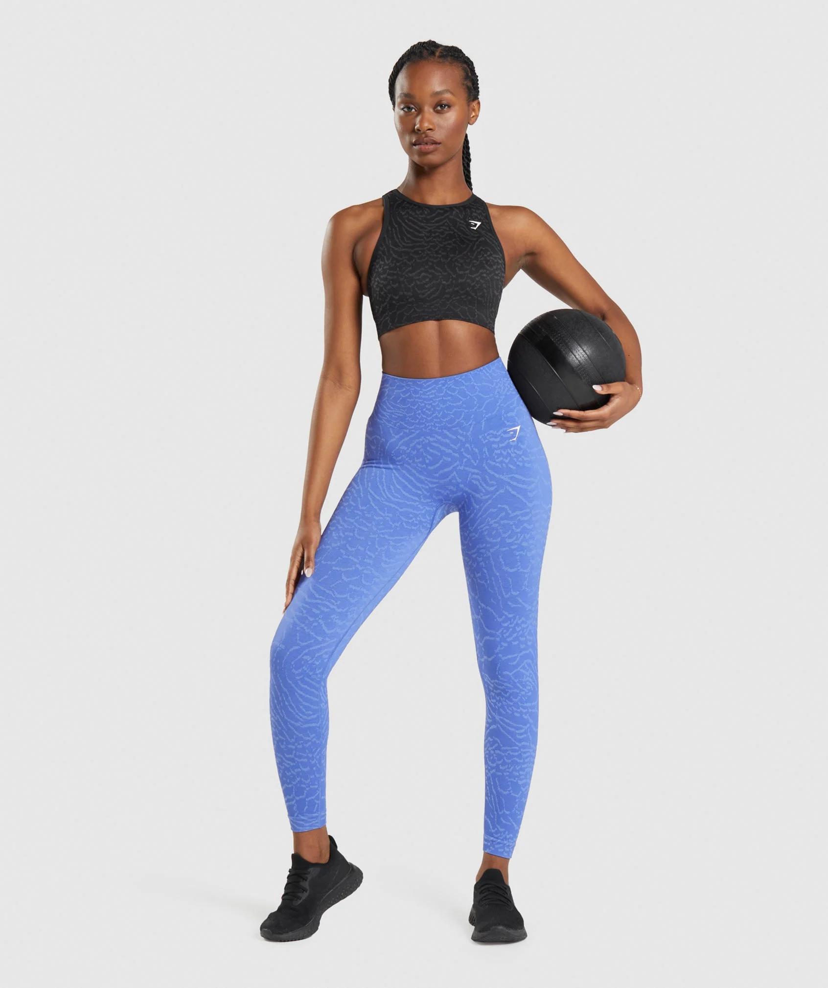 Gymshark Adapt Animal Seamless Leggings - Court Blue - Image 4