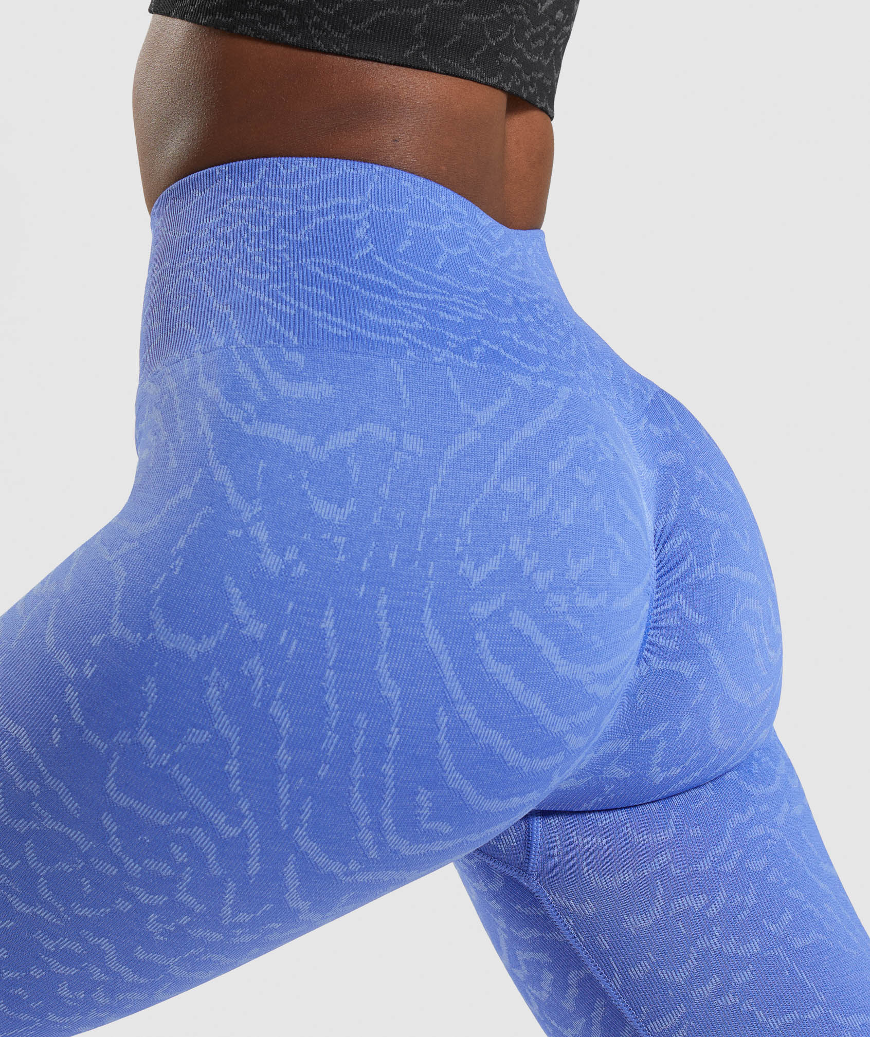 Gymshark Adapt Animal Seamless Leggings - Court Blue - Image 5