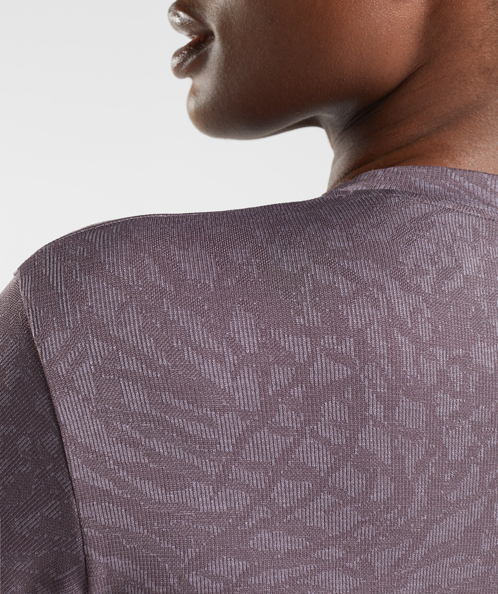 Gymshark Adapt Animal Seamless Long Sleeve Top - Wild | Musk Lilac - Image 5