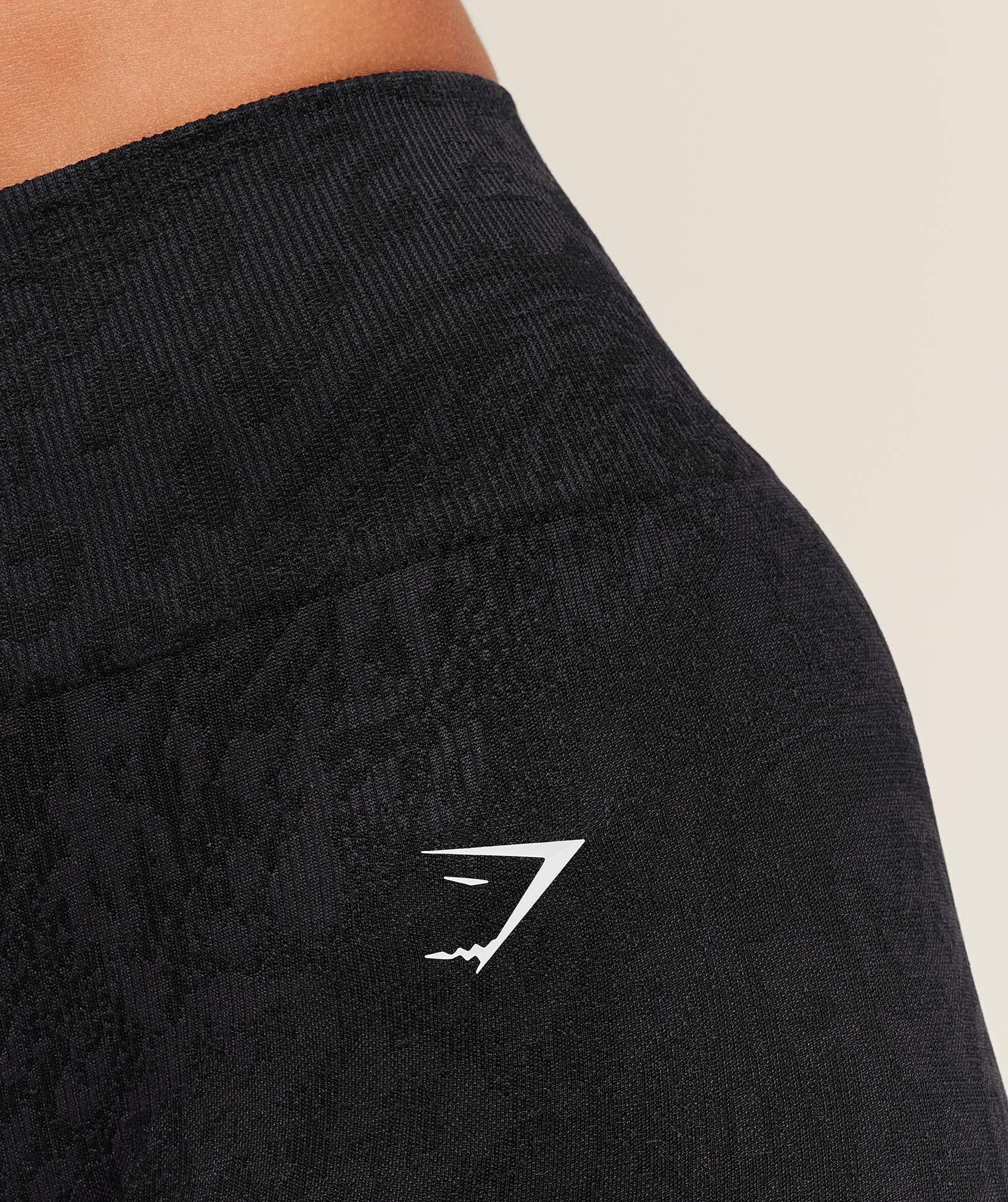 Gymshark Adapt Animal X Whitney Shorts - Black /  Asphalt Grey - Image 7