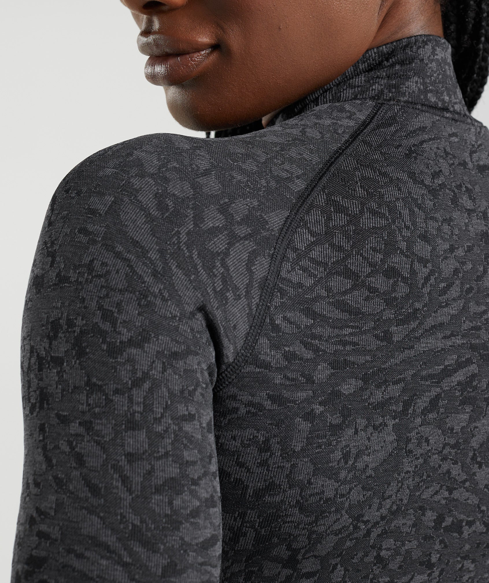 Gymshark Adapt Animal Zip Through - Wild | Black - Image 6